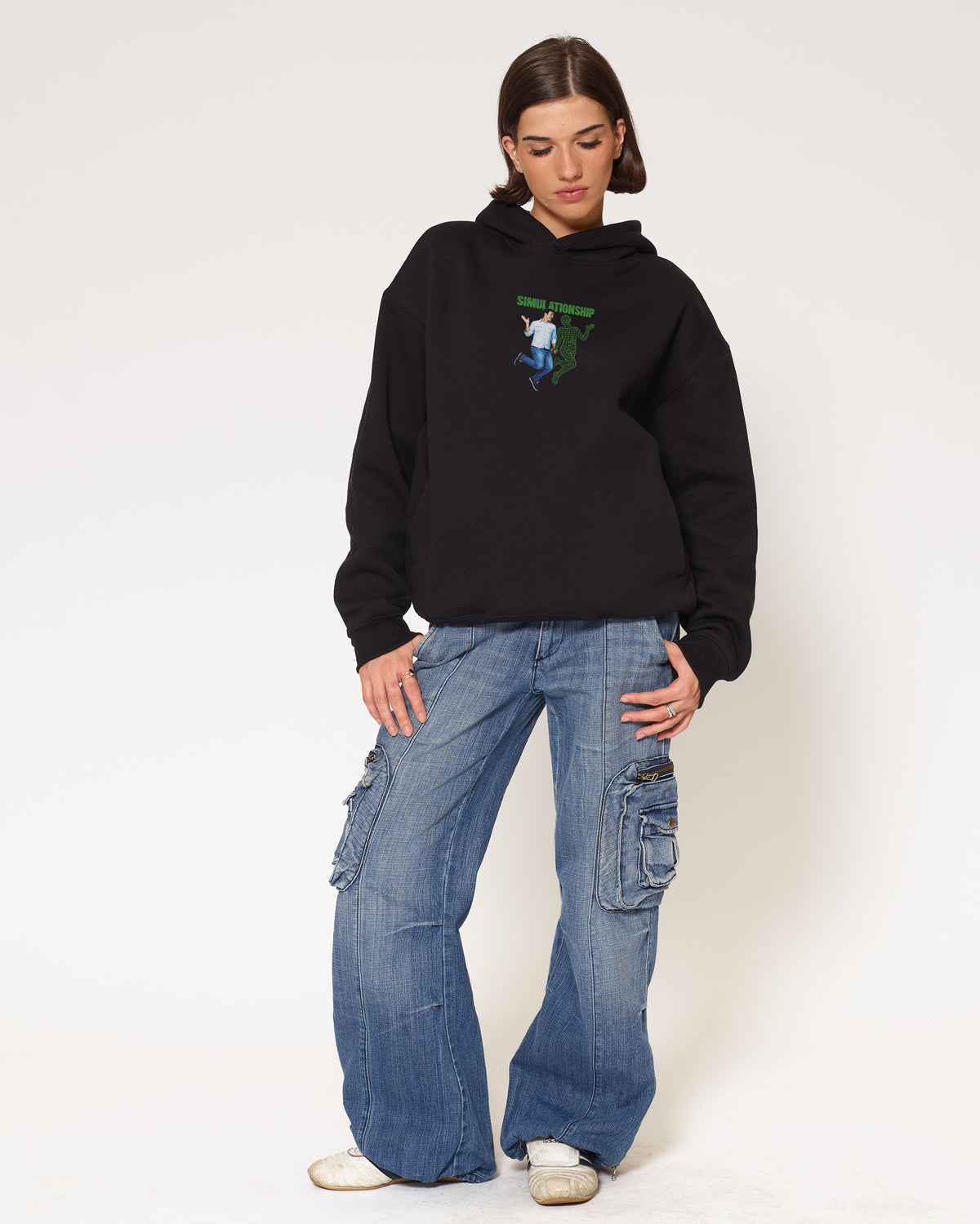 Simulationship Black Hoodie