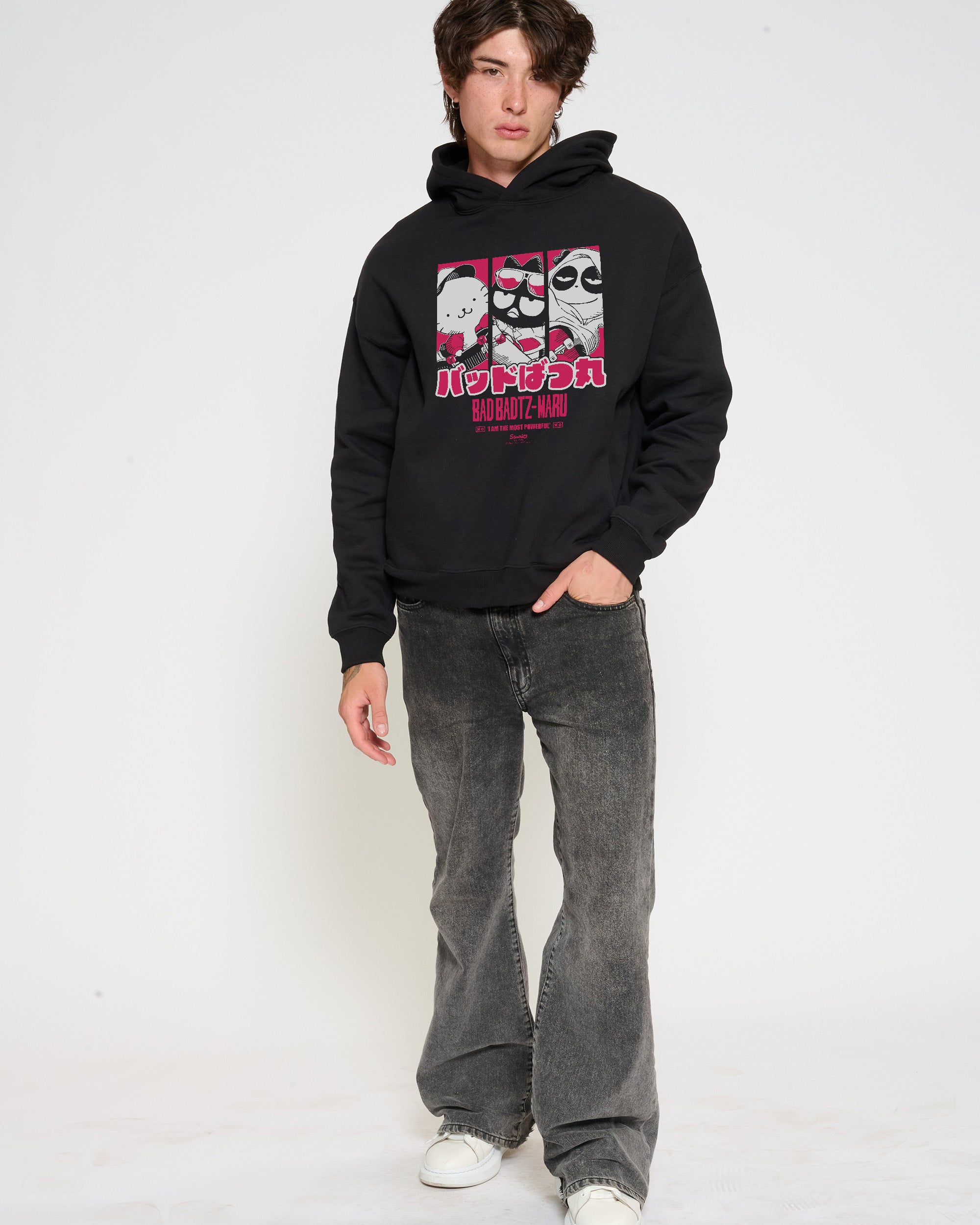 Bad Badtz-Maru Skate Hoodie Official Hello Kitty and Friends collab Threadheads
