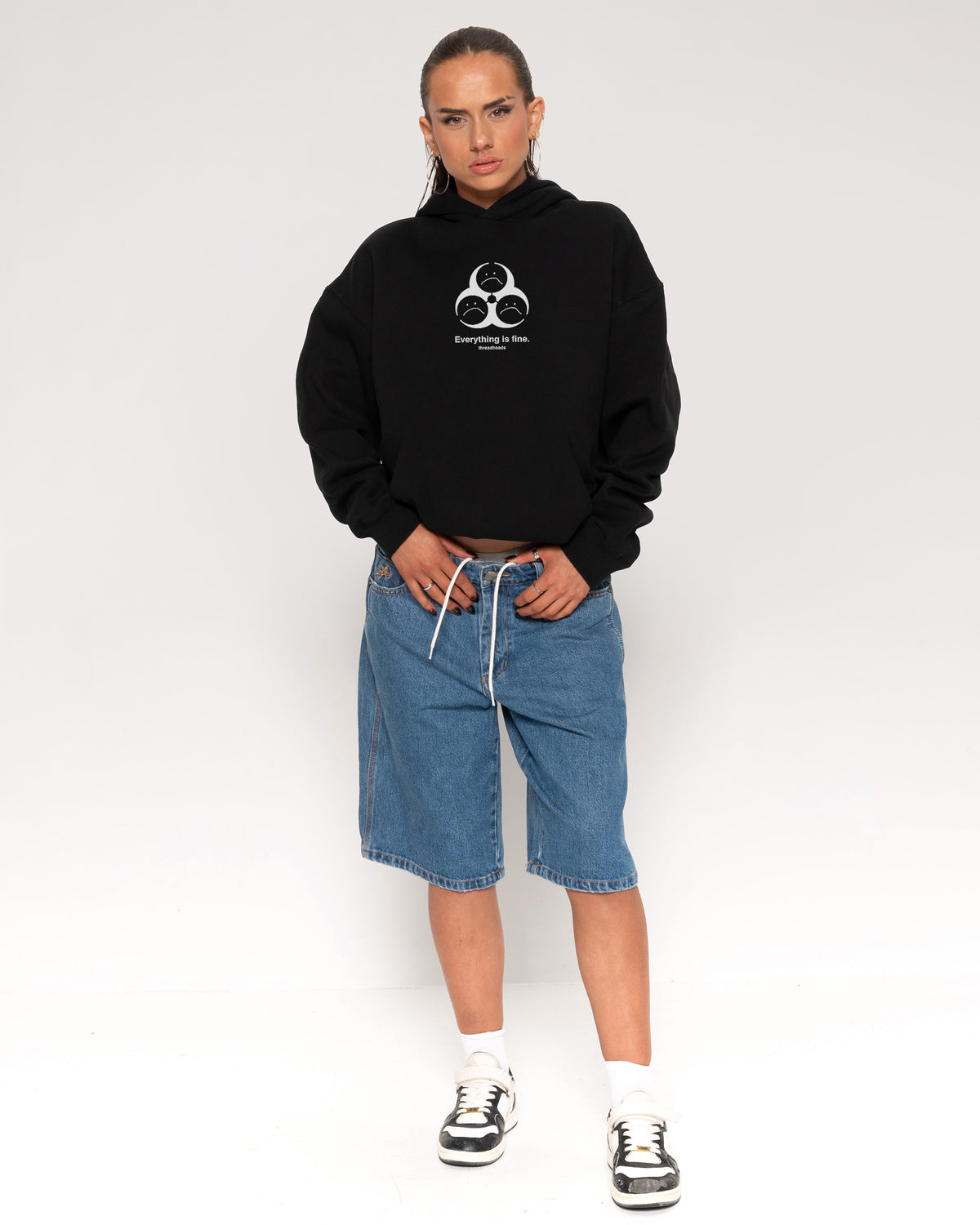 Everything Is Fine Biohazard Hoodie