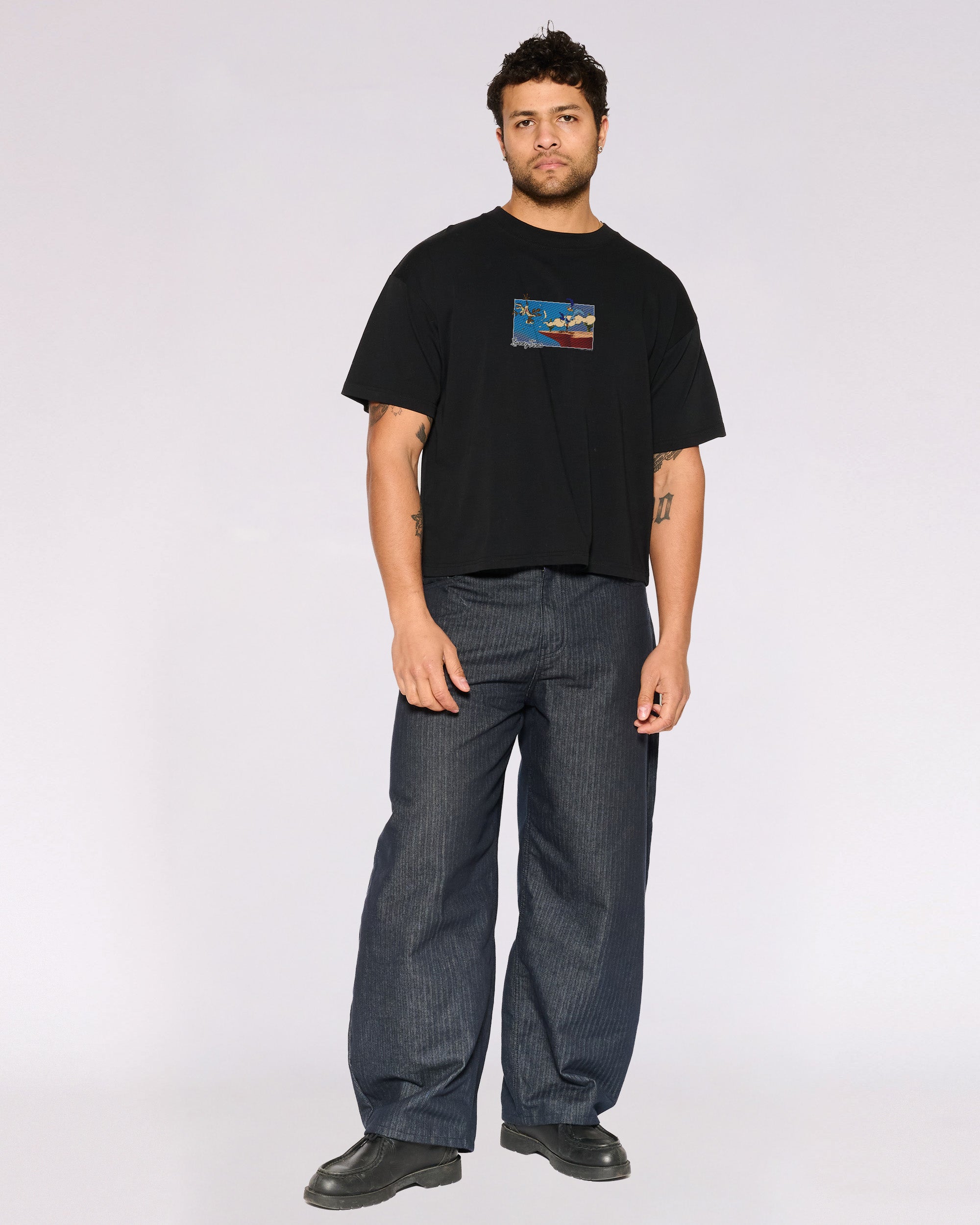 Wiley Free Fall Oversized Crop Tee
