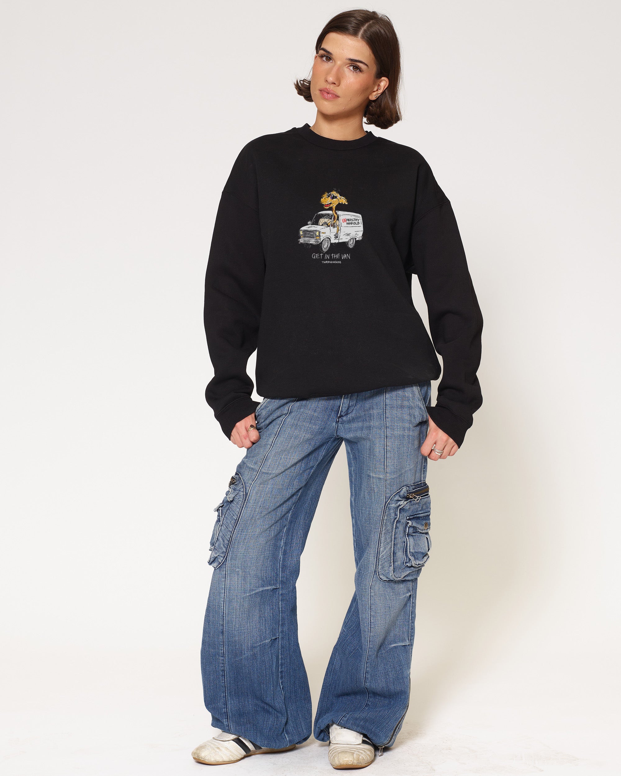 Get in the Van Black Sweatshirt