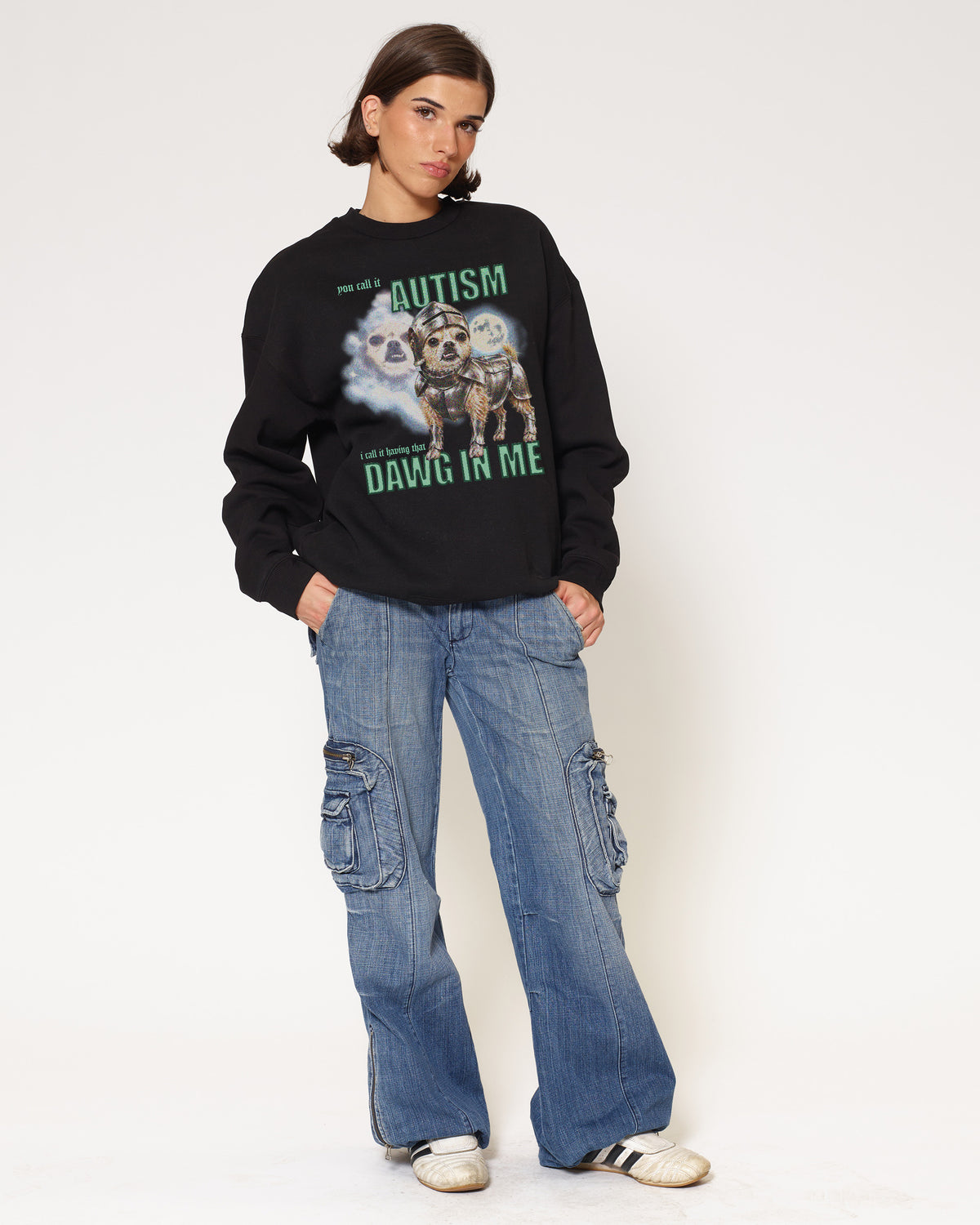 Dawg in Me Black Sweatshirt