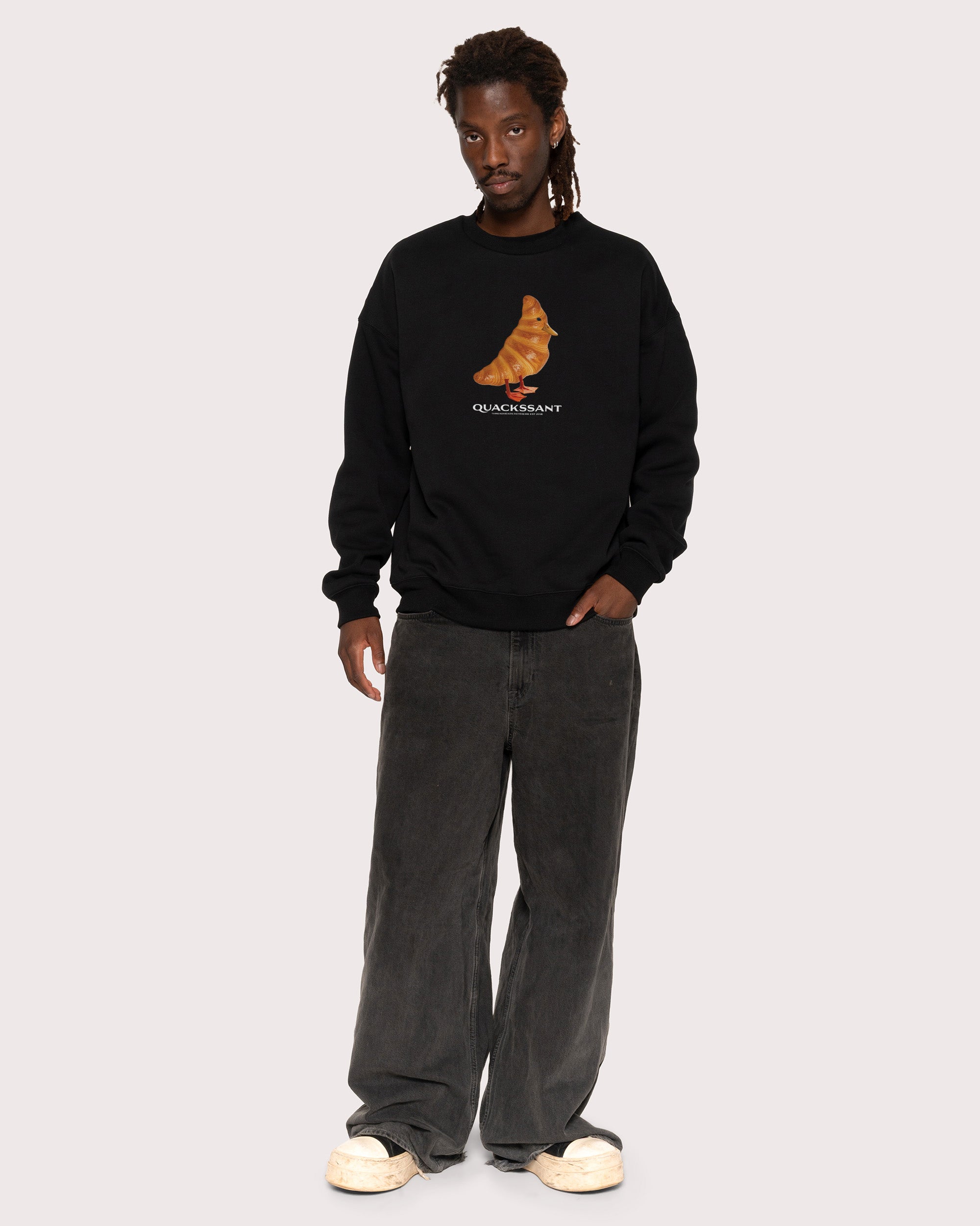 Quackssant Black Sweatshirt