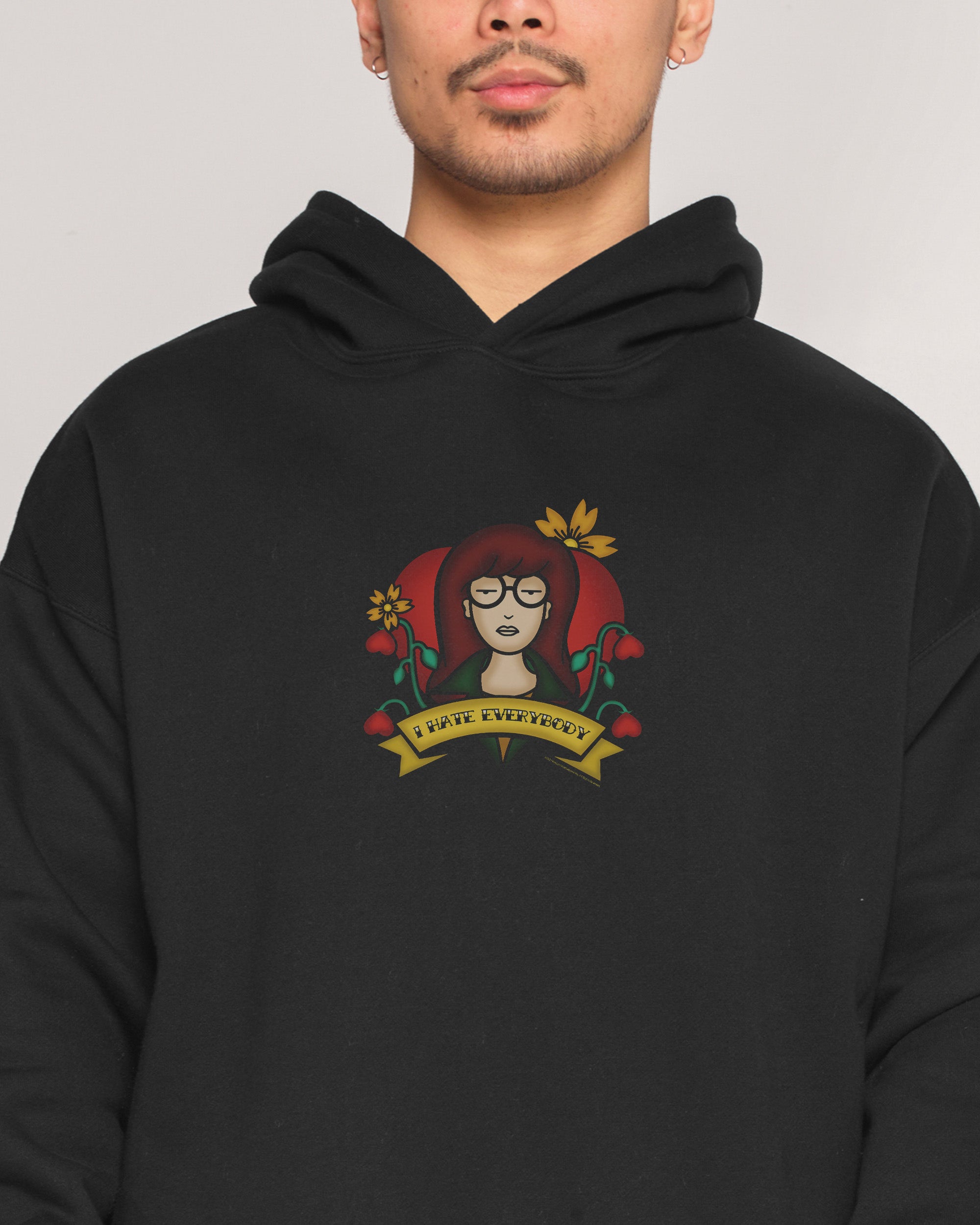 I Hate Everything Black Hoodie