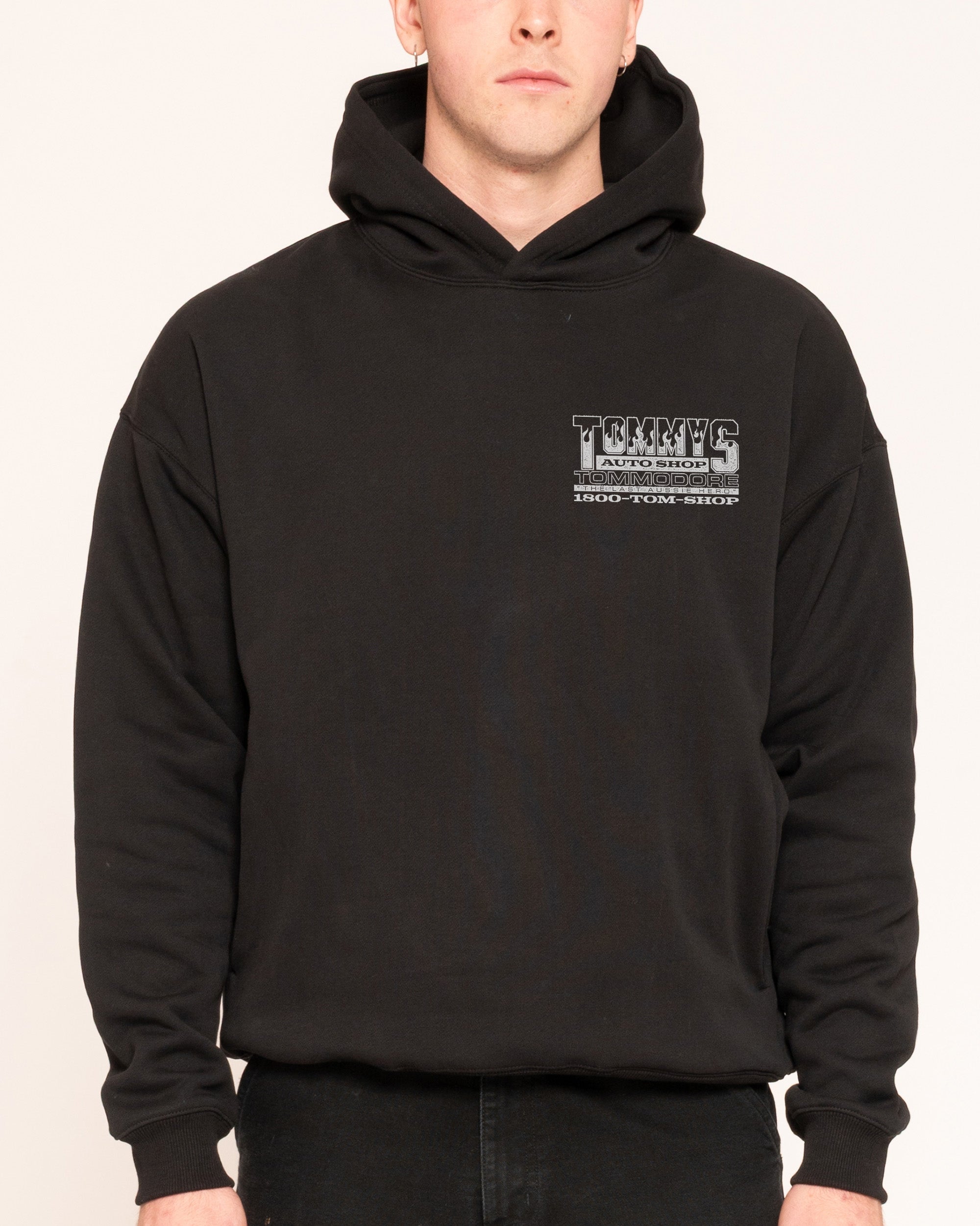 Tommy's Auto Shop Black Hoodie