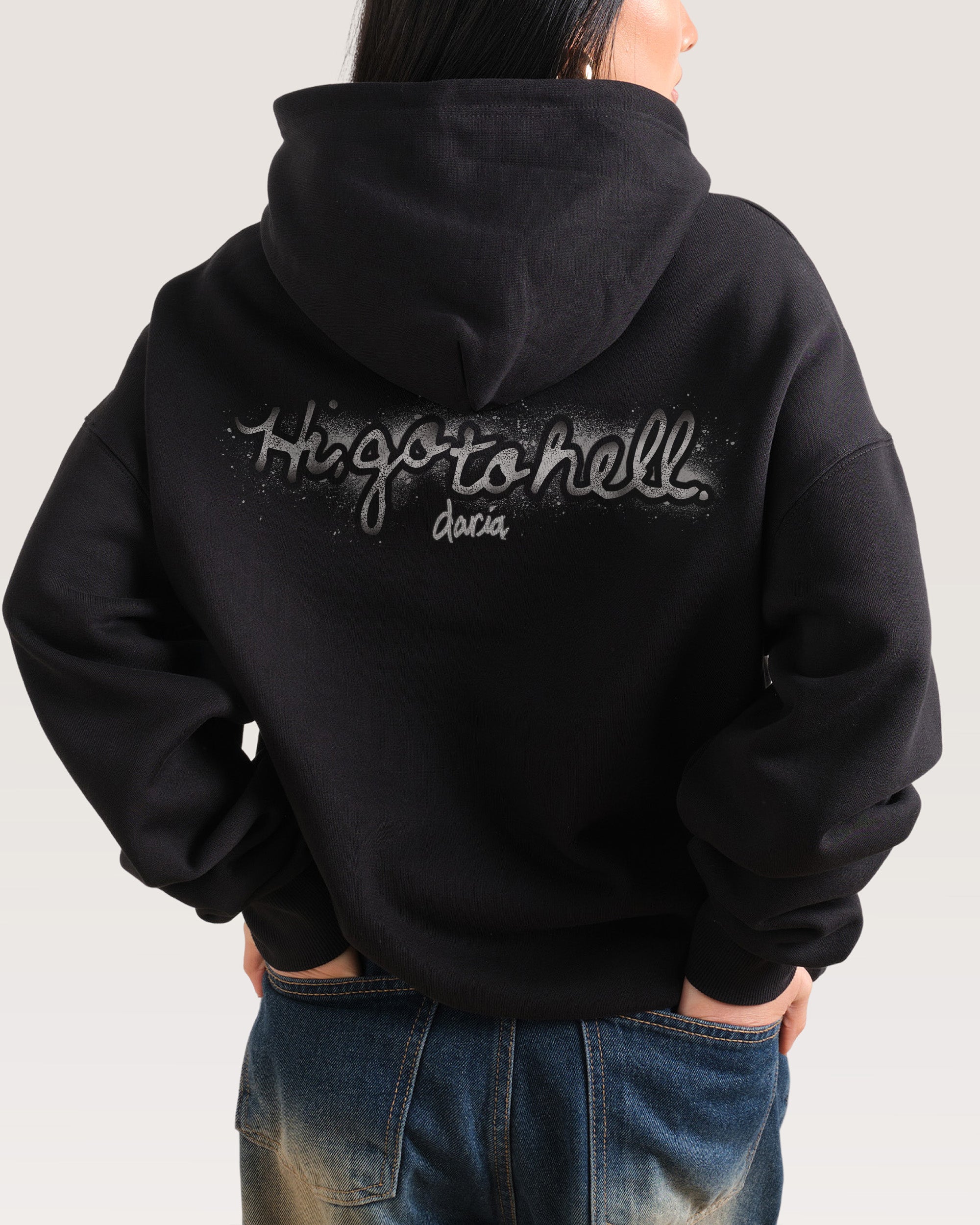 Go To Hell Black Hoodie