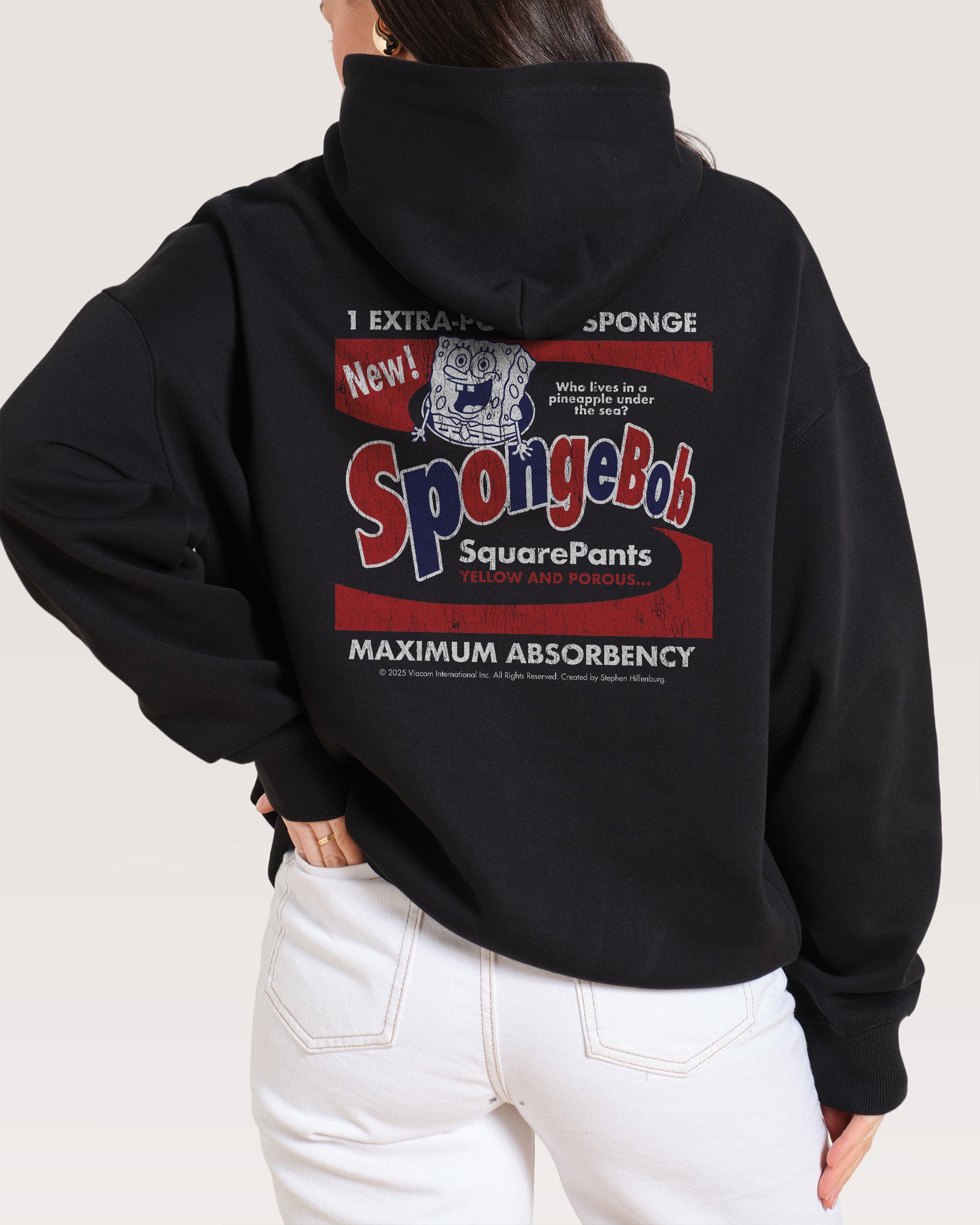 Spongebob Bob Black Hoodie