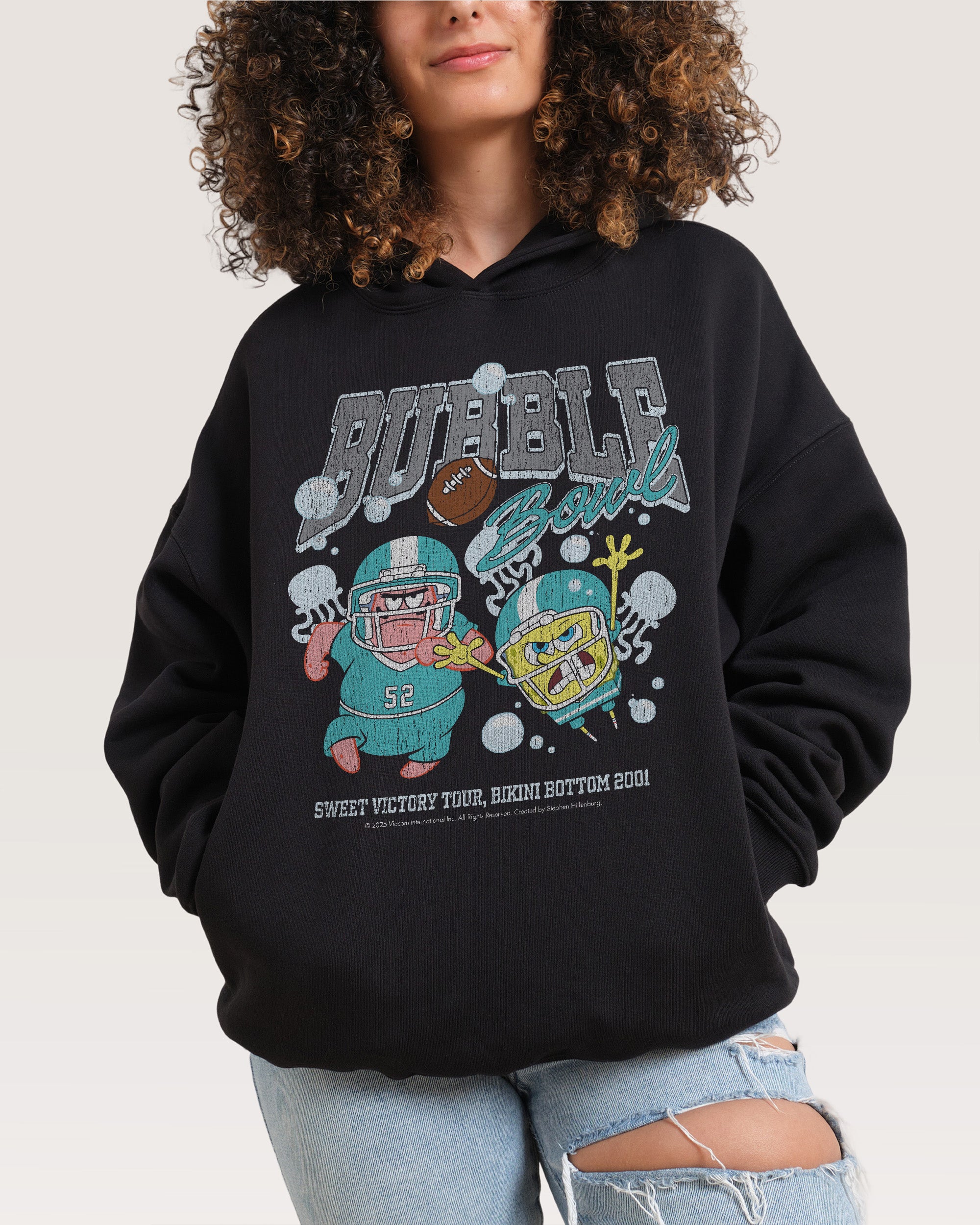 Bubble Bowl Black Hoodie