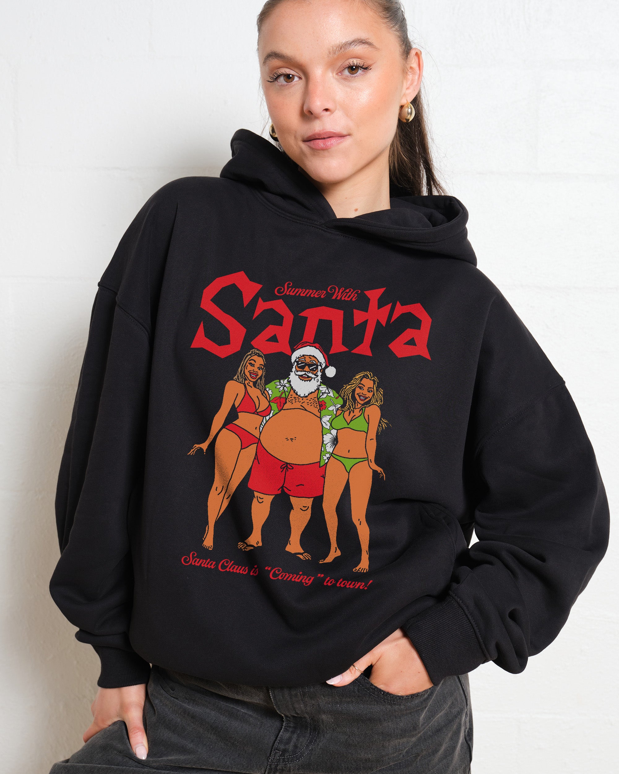 Summer With Santa Hoodie