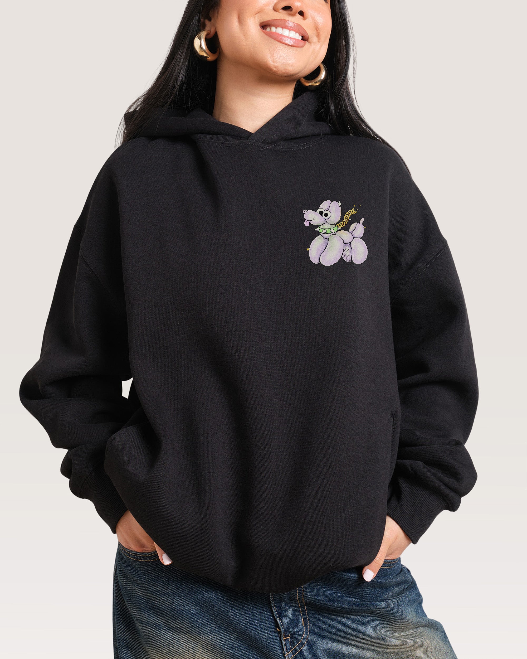 Still Tough Despite My Gentle Demeanour Black Hoodie