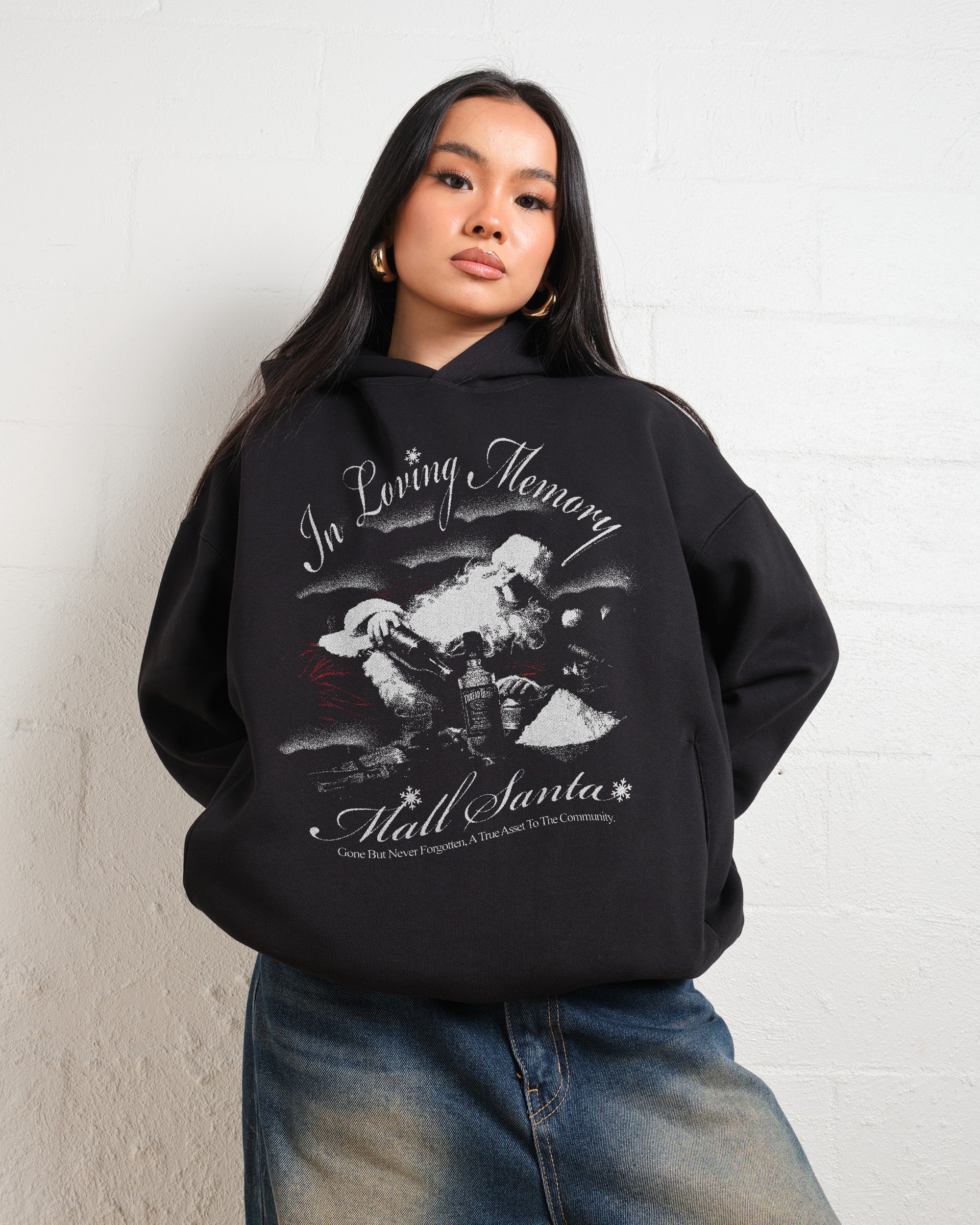 Mall Santa In Loving Memory Hoodie