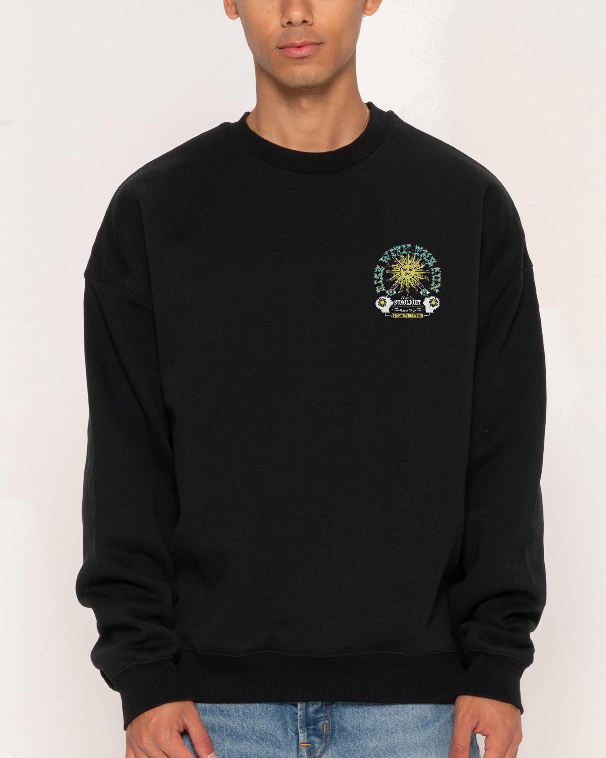 Rise With The Sun Black Sweatshirt