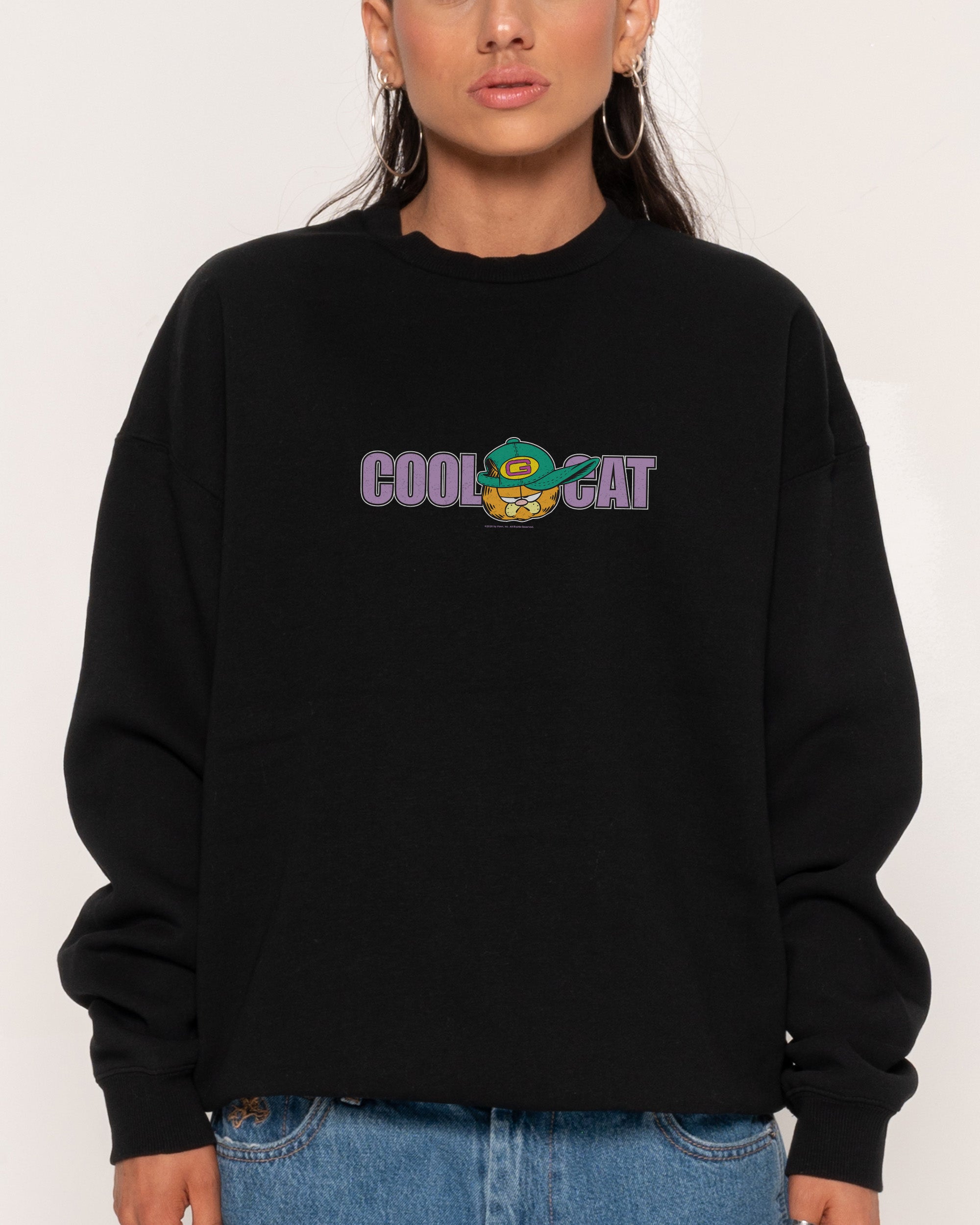 Cool Cat Black Sweatshirt