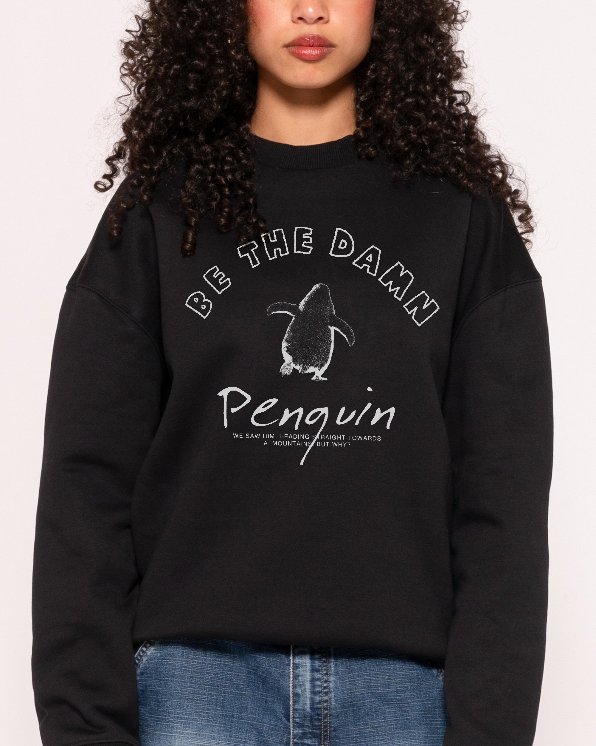 Nihilist Penguin Black Sweatshirt