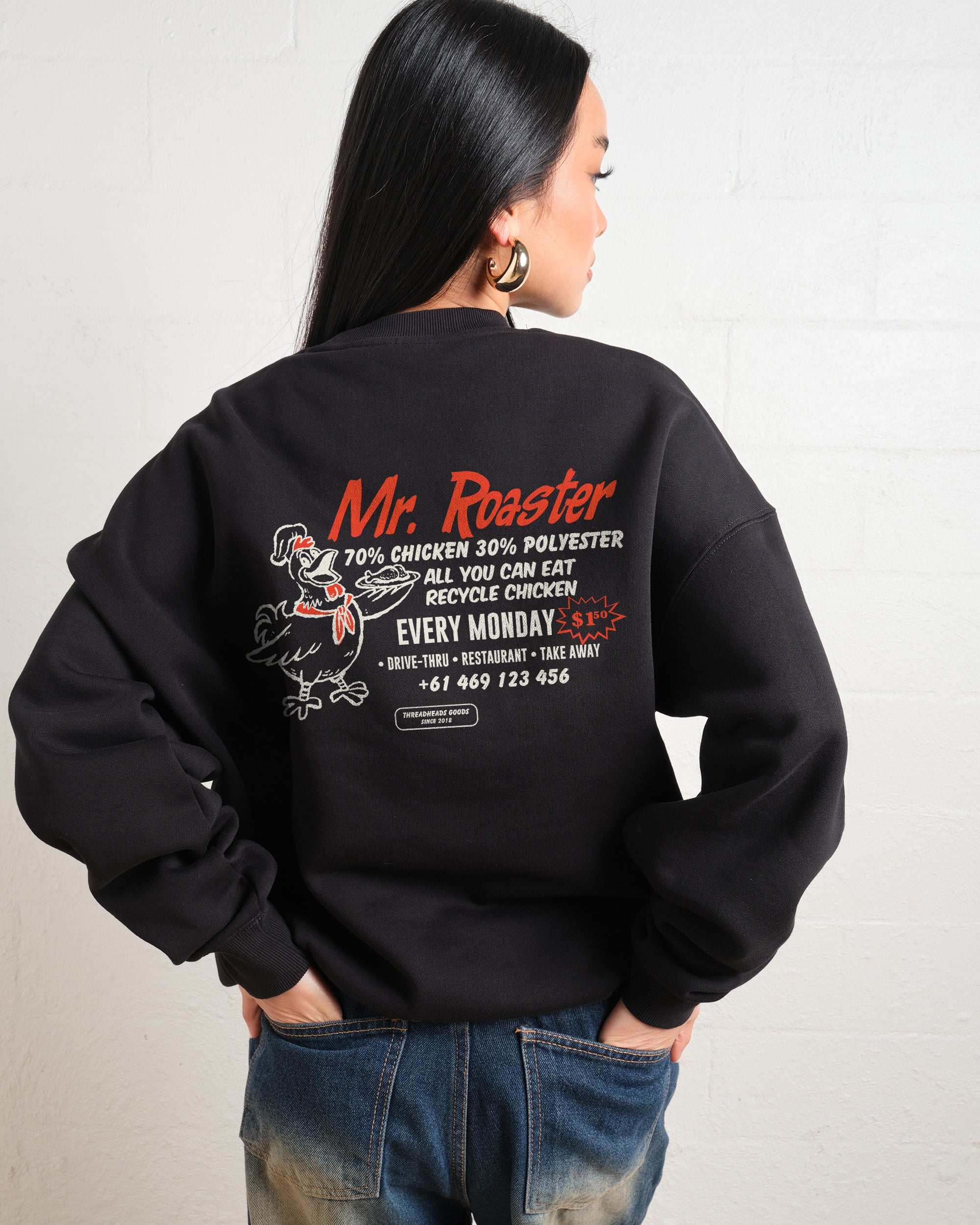 Mr. Roaster Fried Chicken Sweatshirt