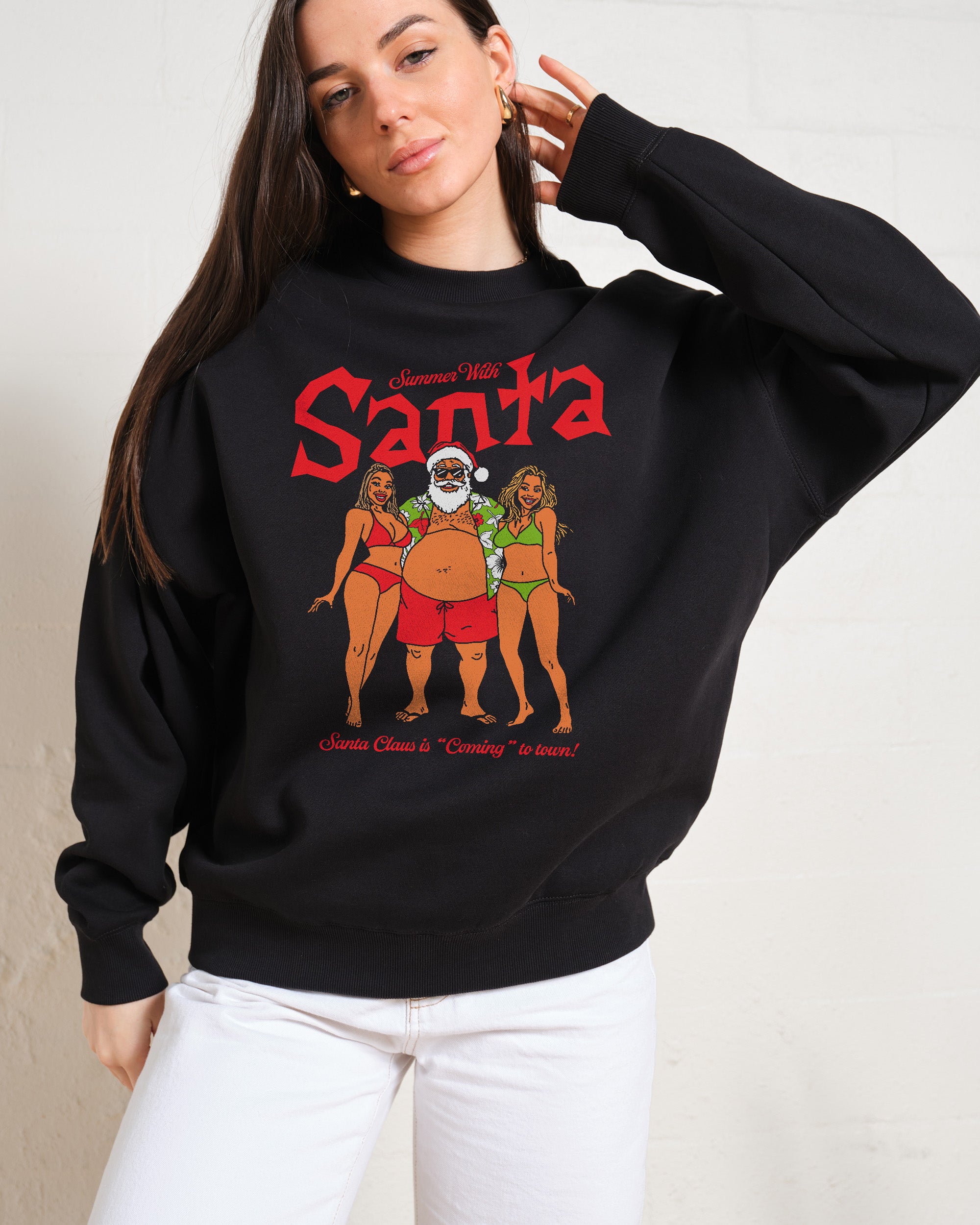 Summer With Santa Sweatshirt