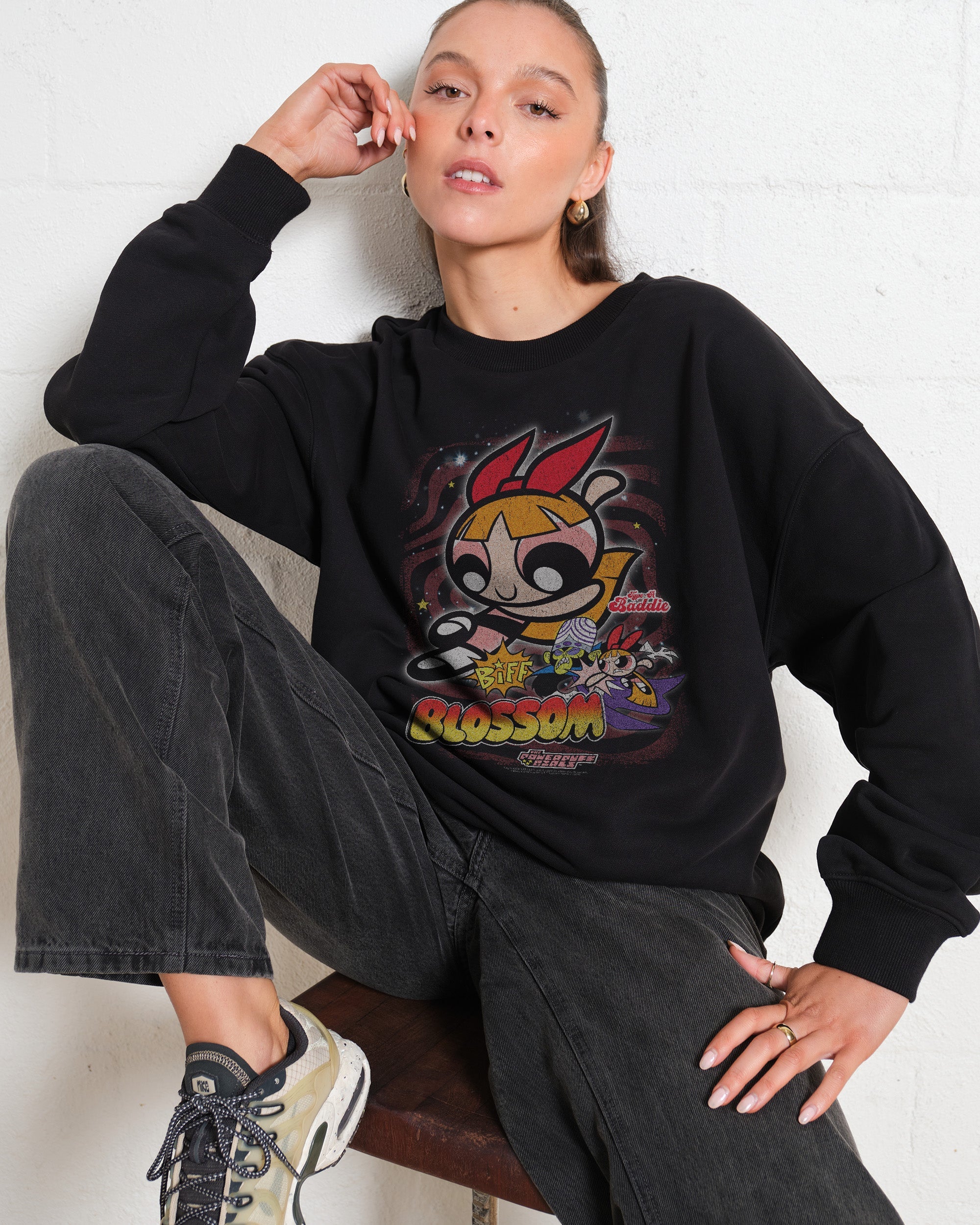 Blossom Sweatshirt Australia Online Black