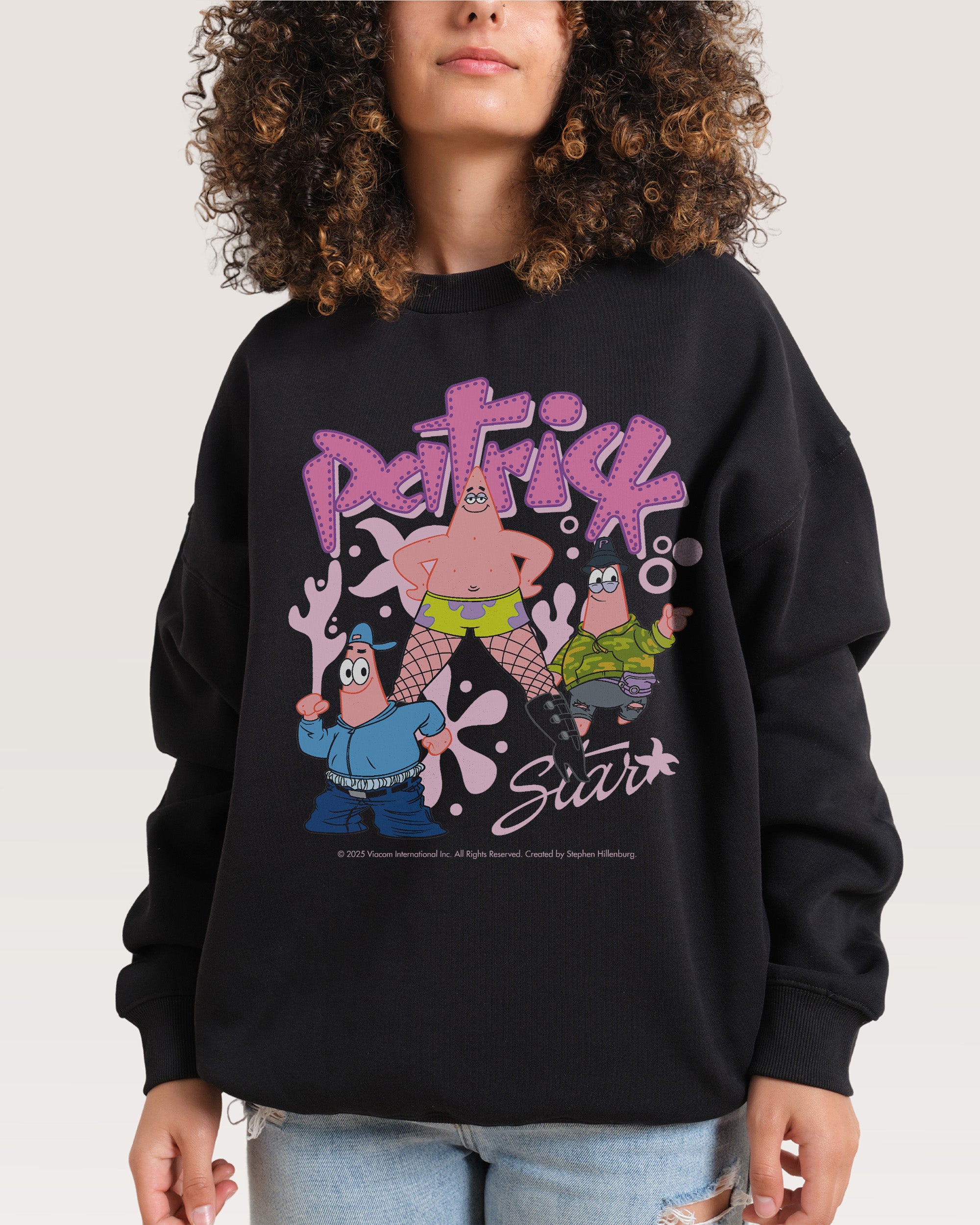 Patrick the P Black Sweatshirt