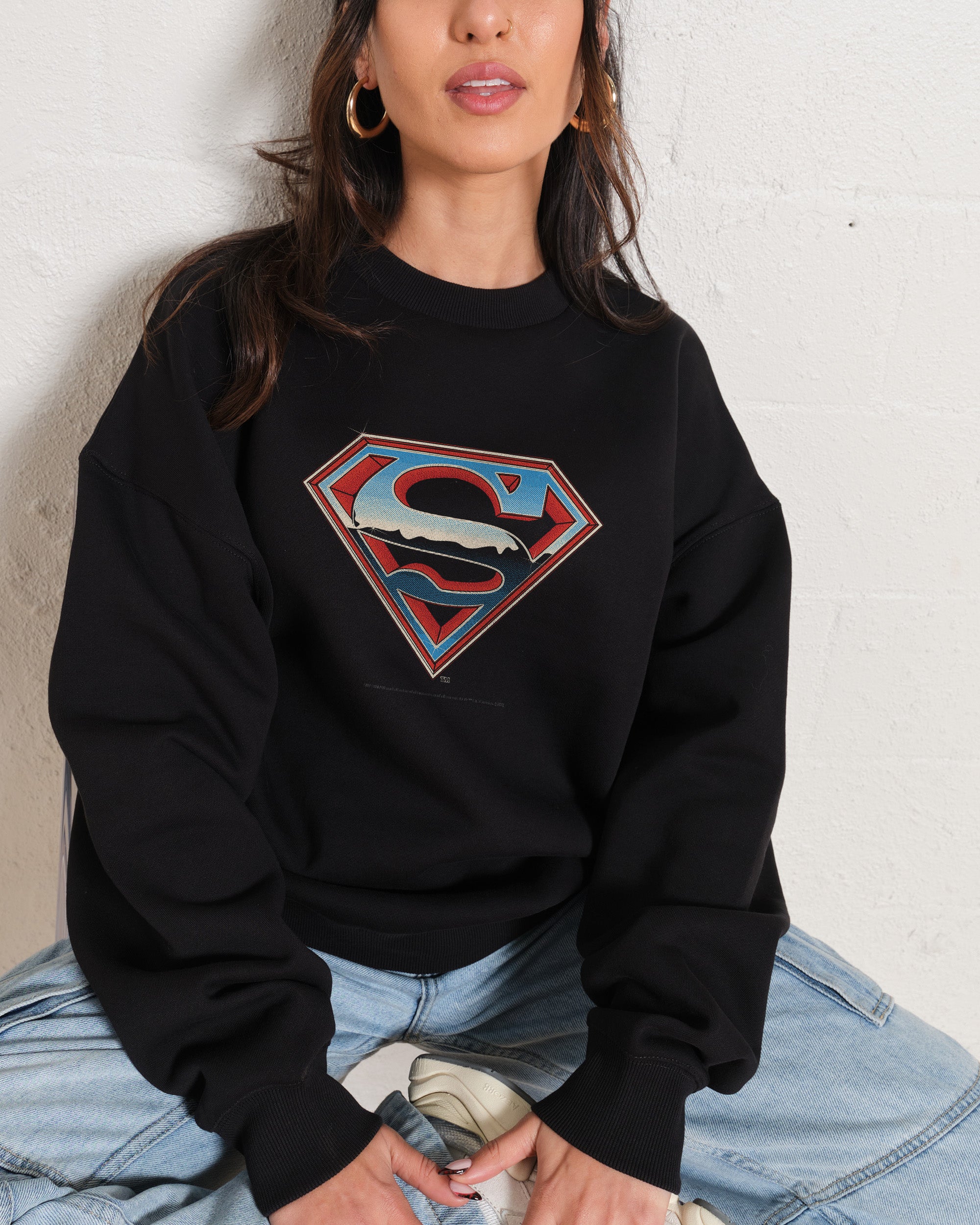 Superman Vintage Logo Jumper Australia Online