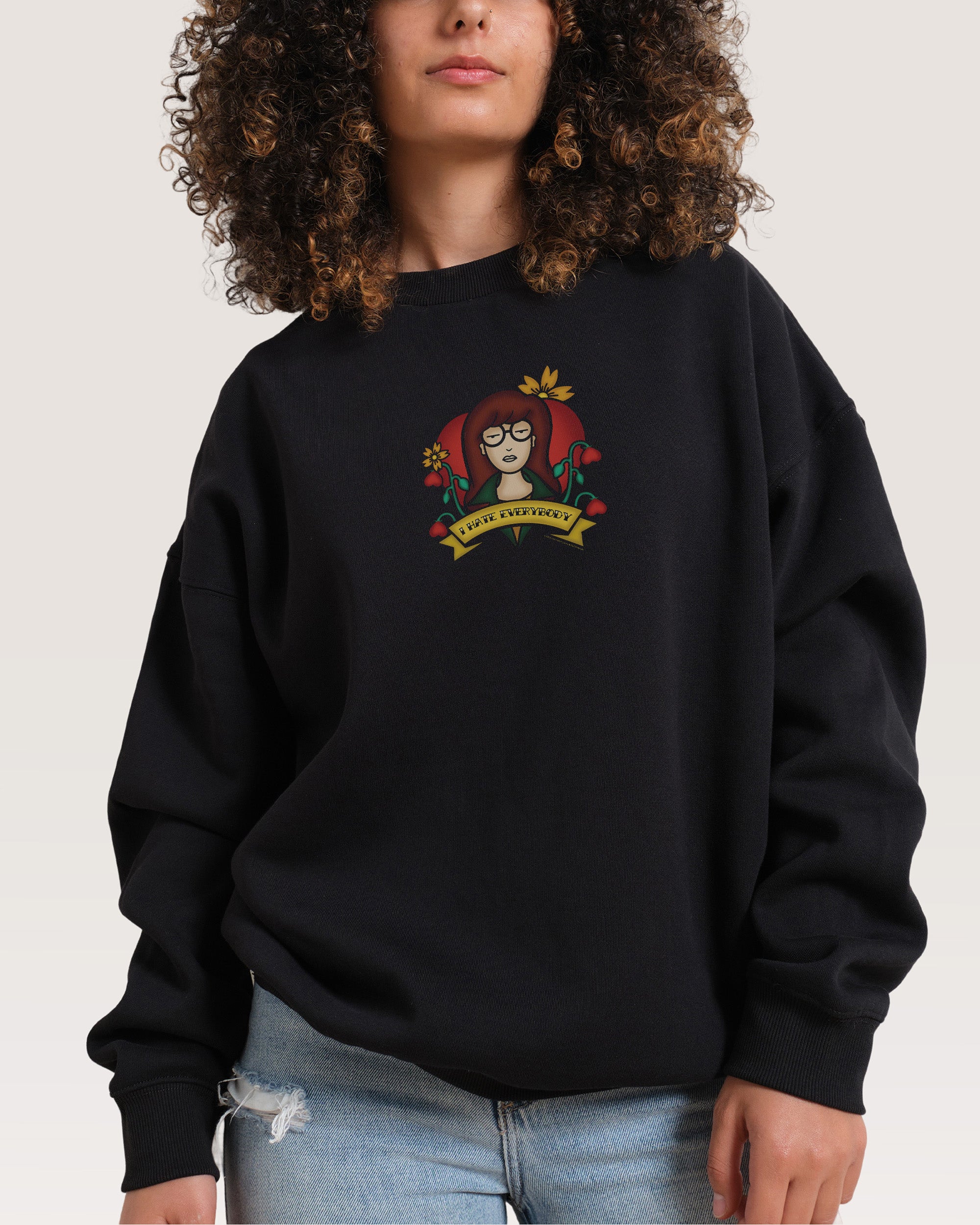 I Hate Everything Black Sweatshirt