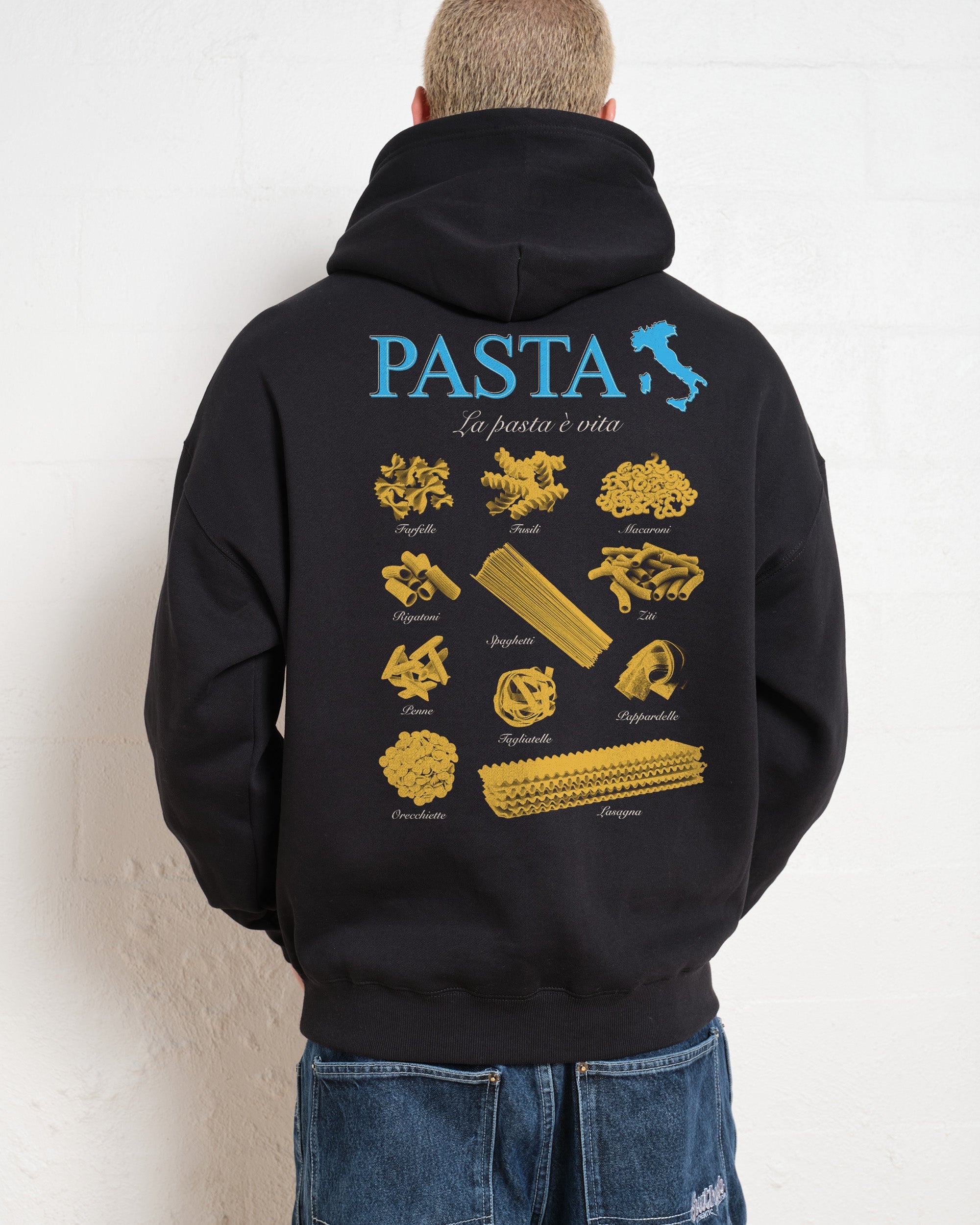 Pasta Is Life Hoodie Australia Online Black