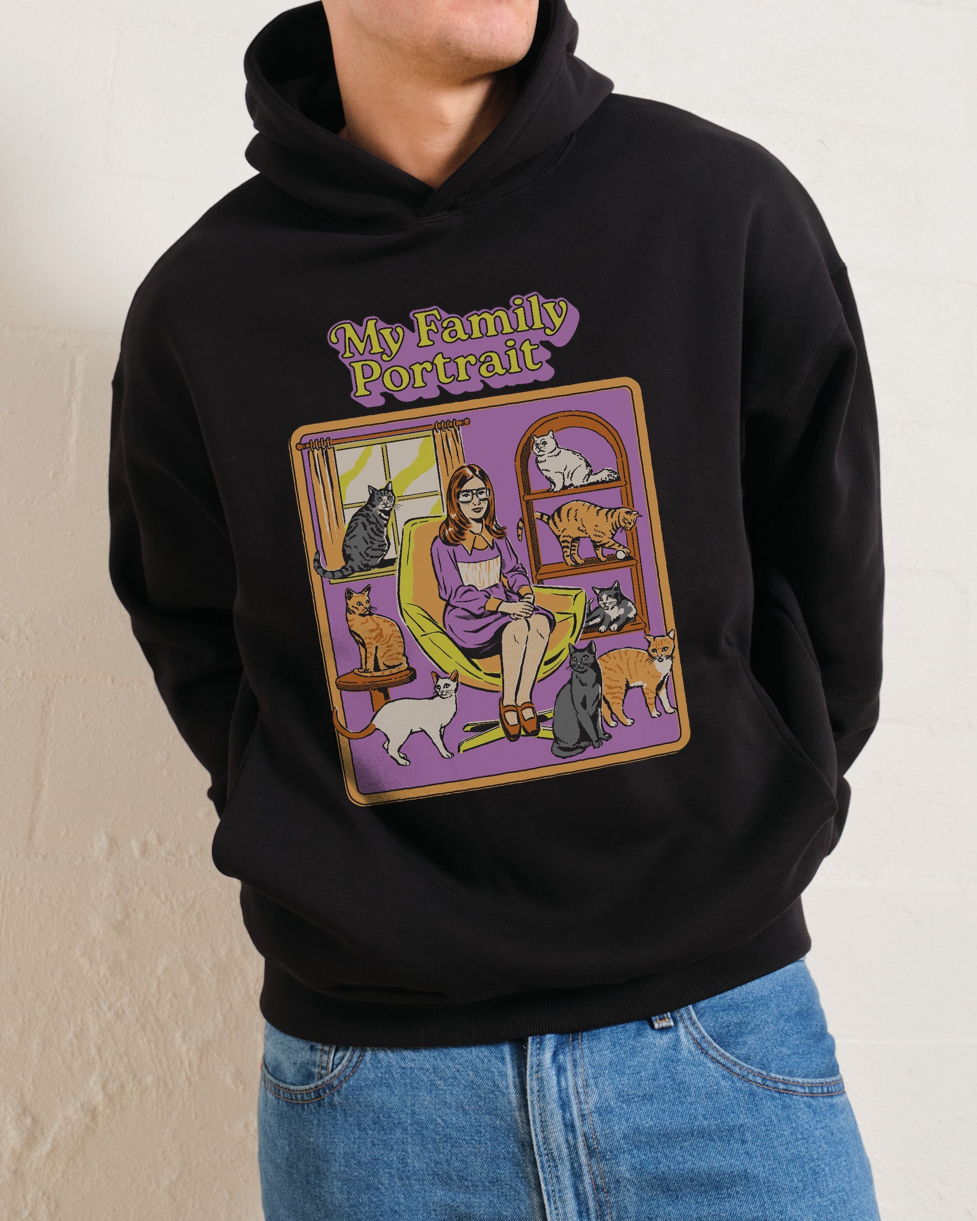 My Family Portrait Hoodie Australia Online Black