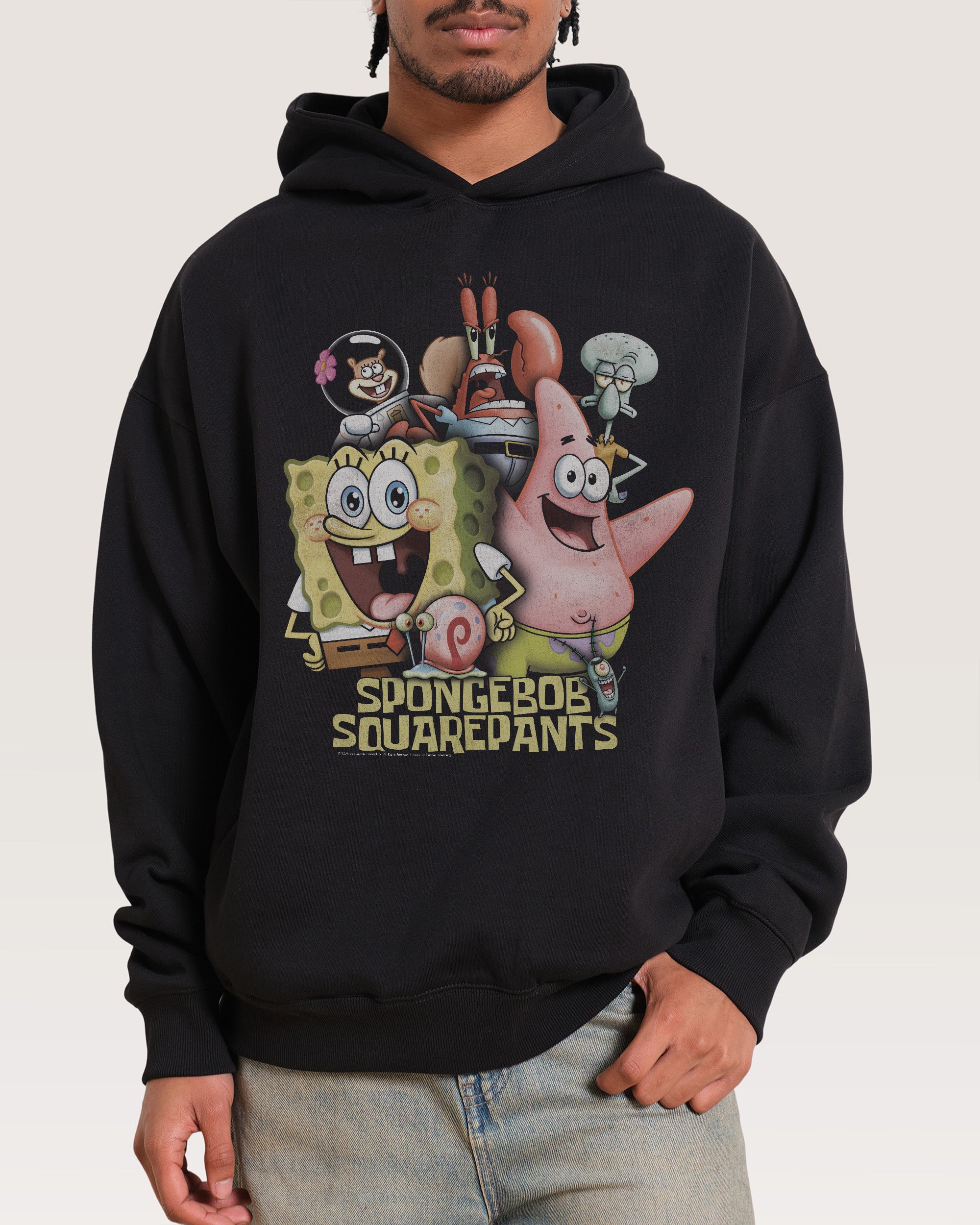 Bikini Bottom Crew Black Hoodie