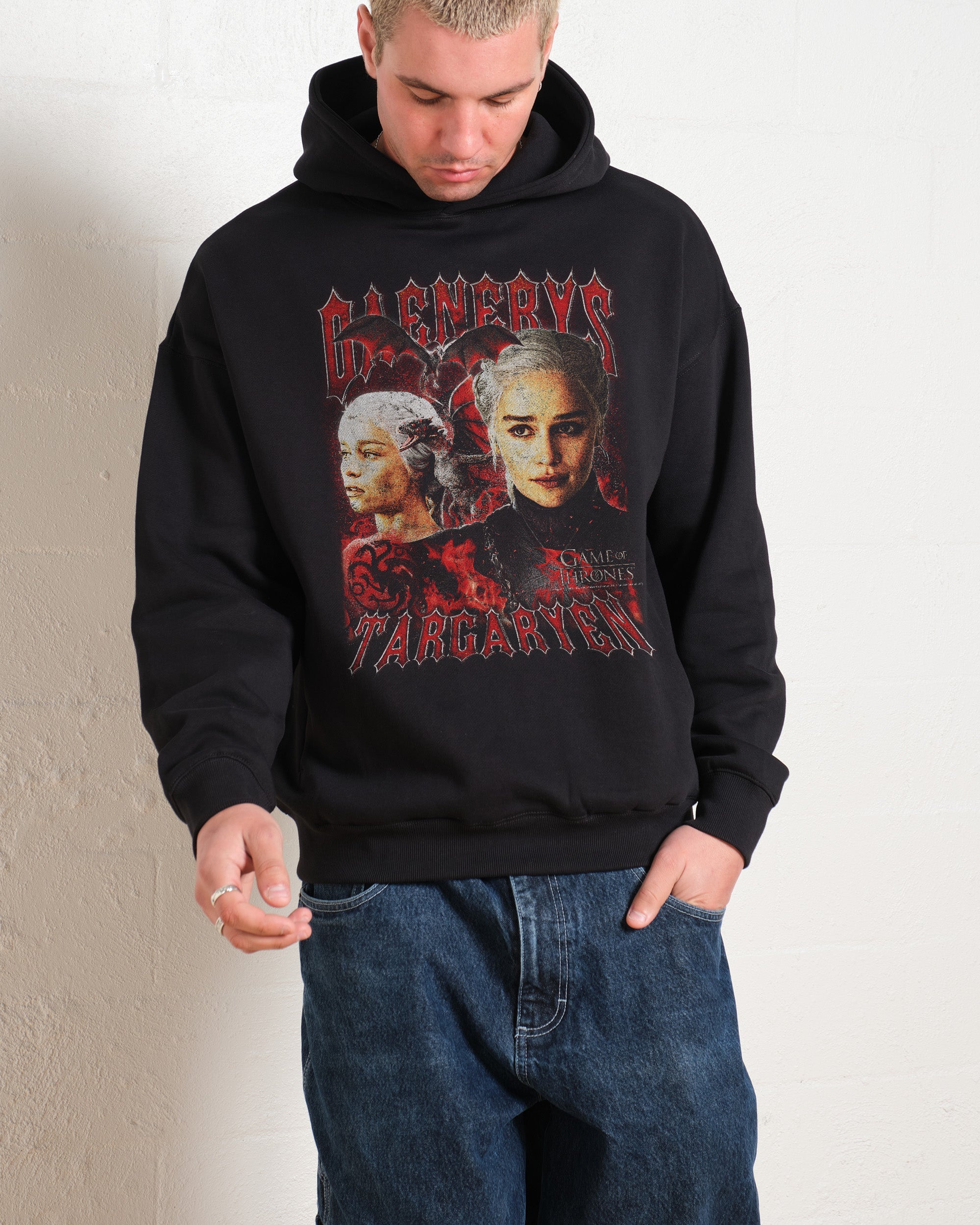 Vintage Daenerys Targaryen Hoodie Australia Online Black