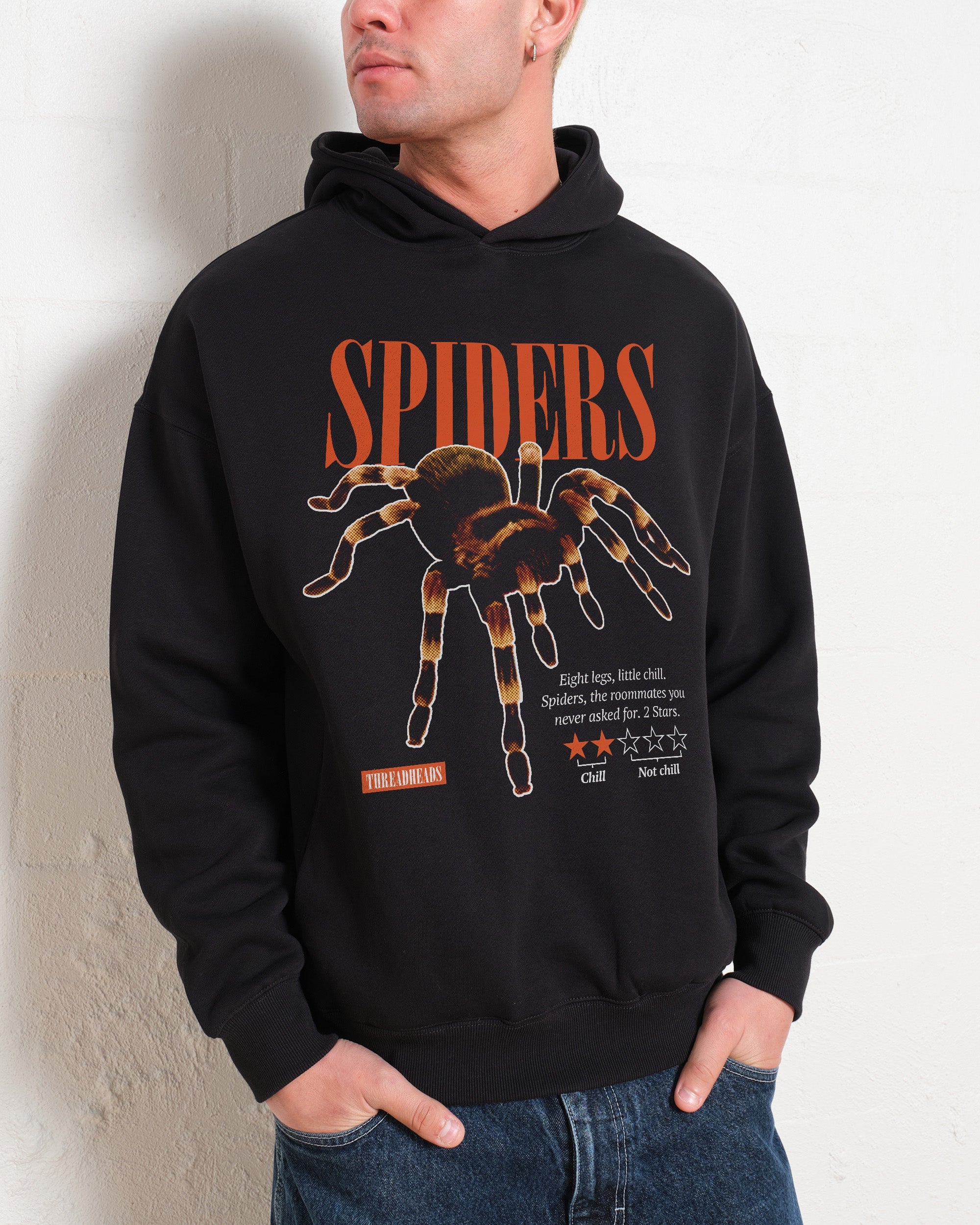 Spiders: A Review Hoodie Australia Online Black