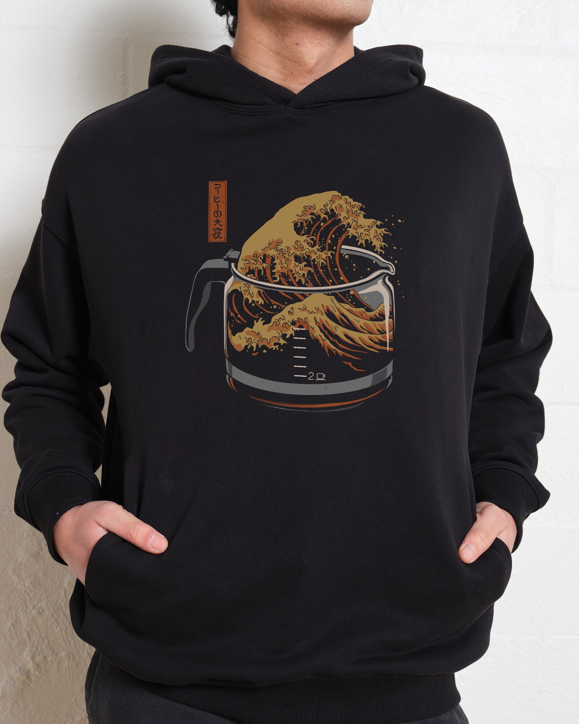 The Great Wave of Coffee Hoodie Australia Online