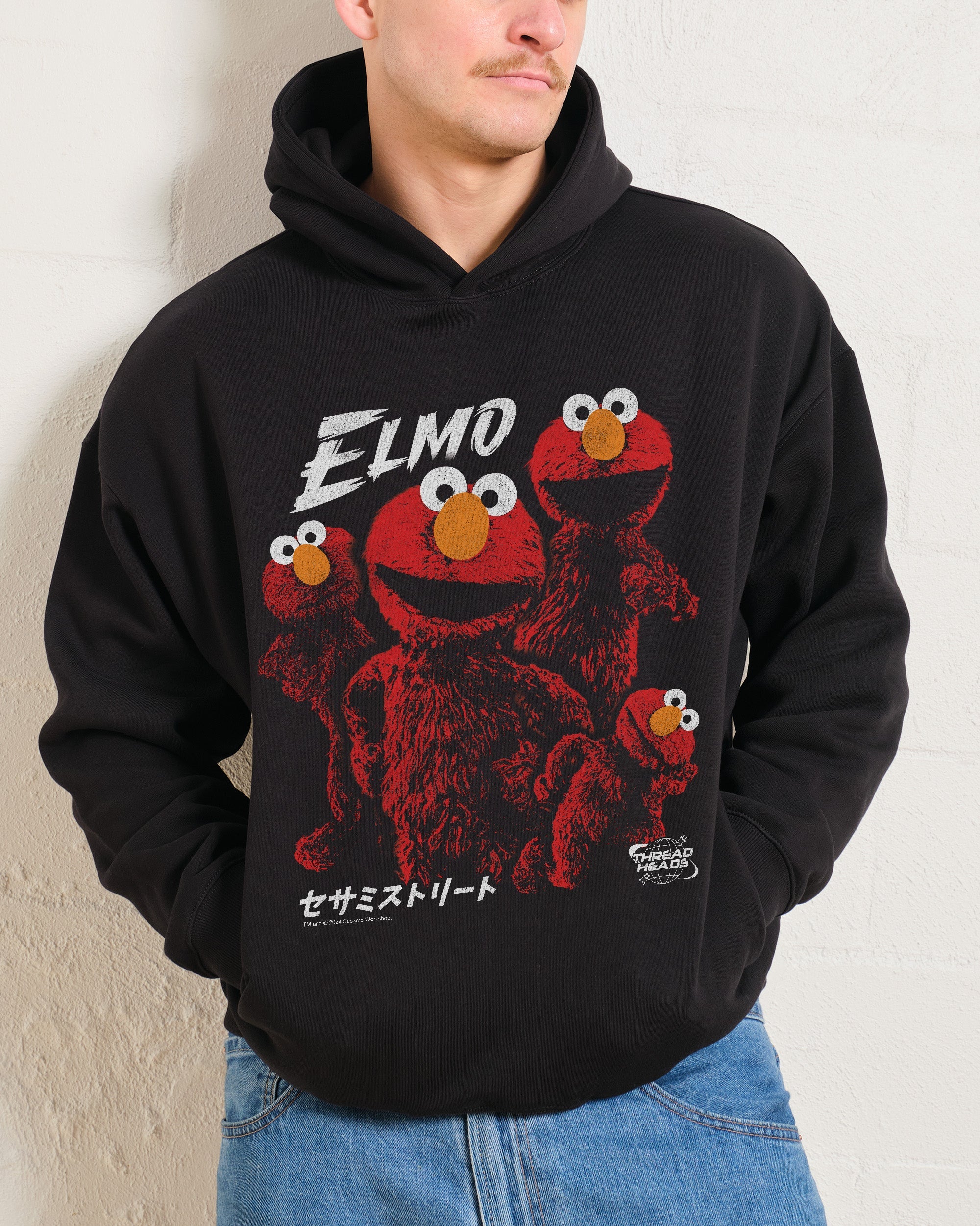 Tokyo Elmo Hoodie Australia Online Black