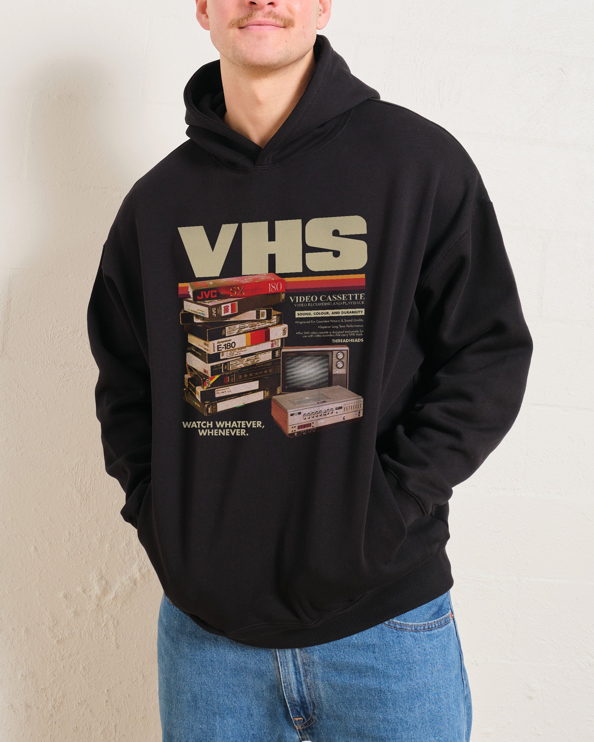 Vintage VHS Tapes Hoodie Australia Online