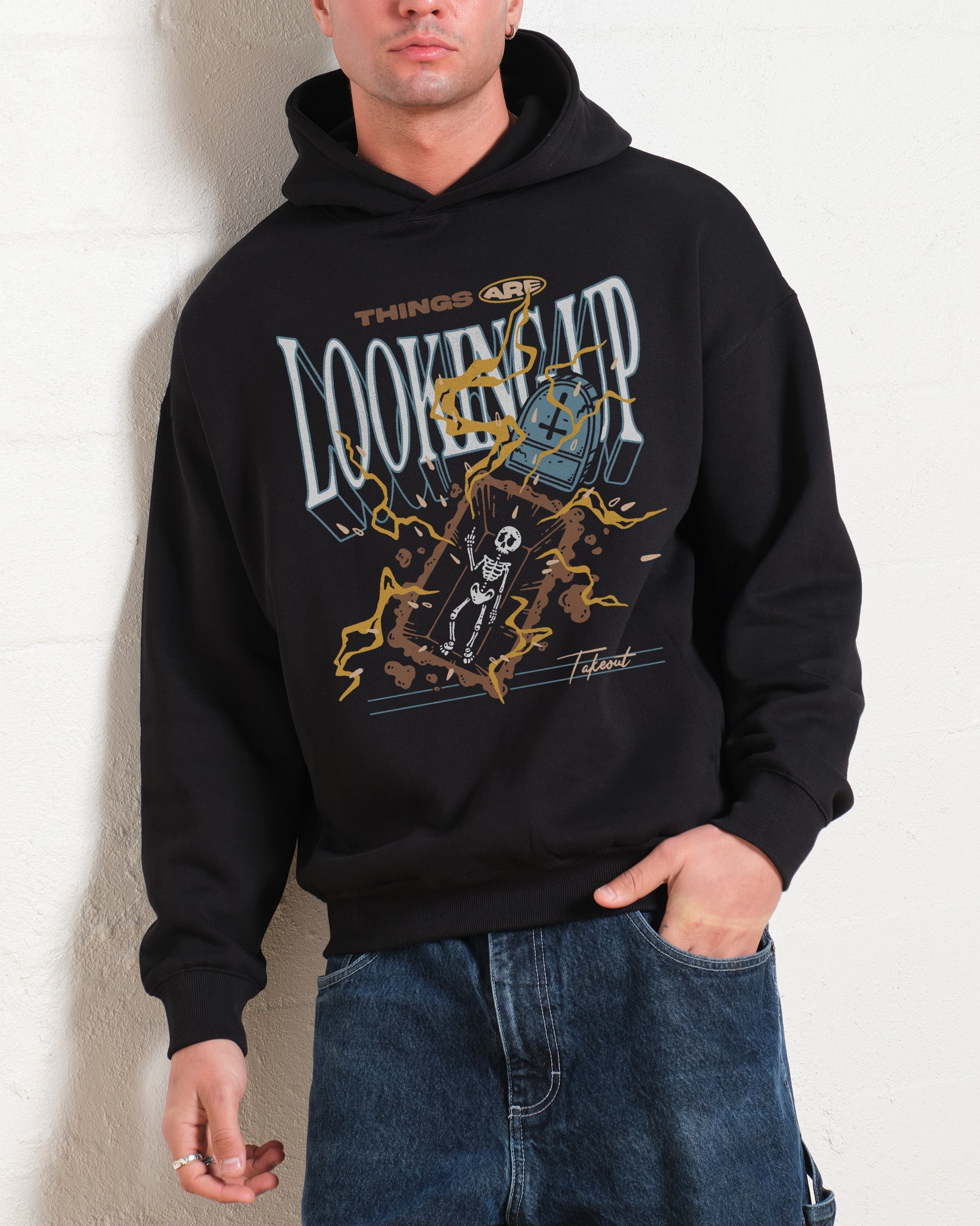 Things Are Looking Up Hoodie Australia Online Black