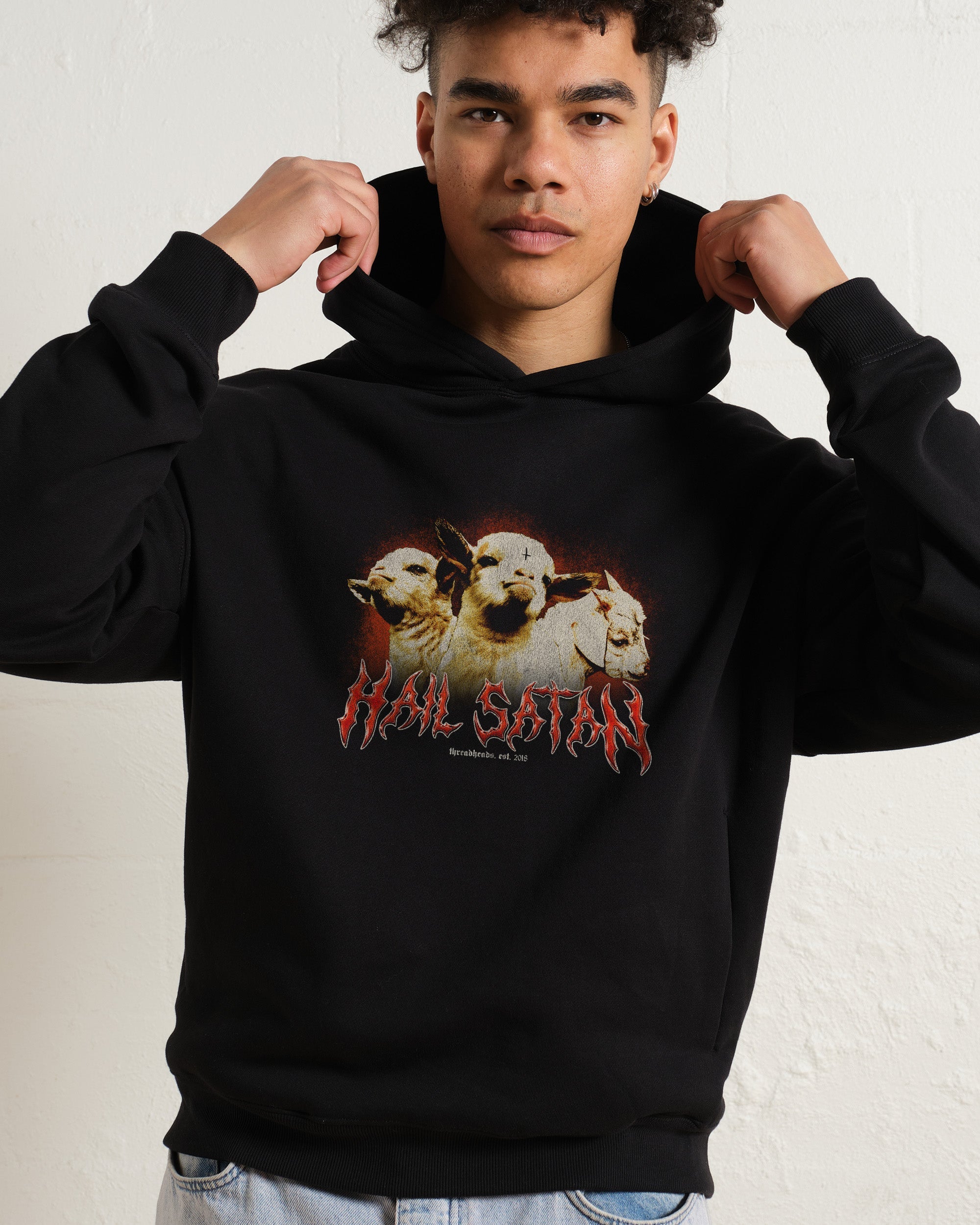 Hail Satan Hoodie Australia Online Black