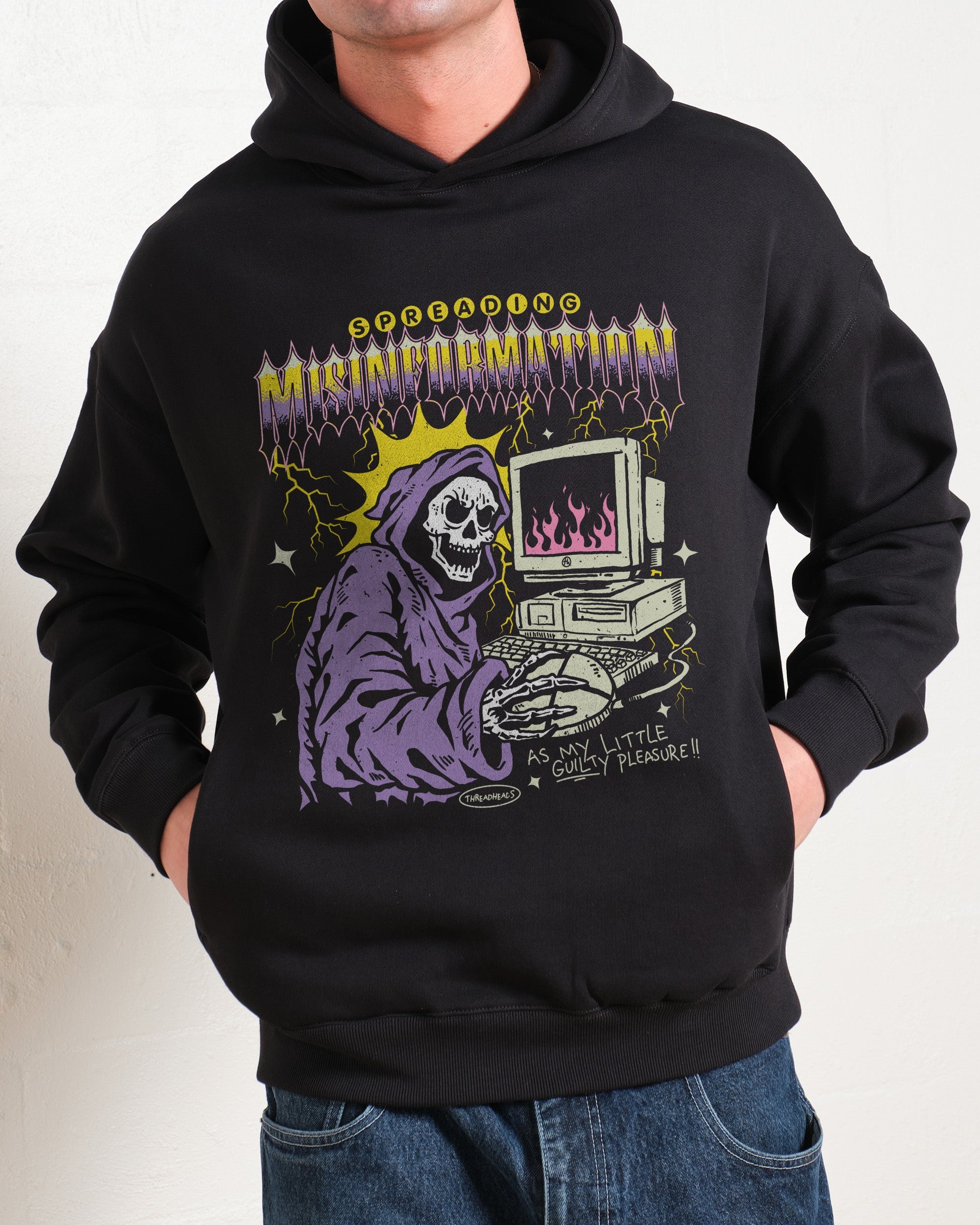 Spreading Misinformation Hoodie Australia Online Black