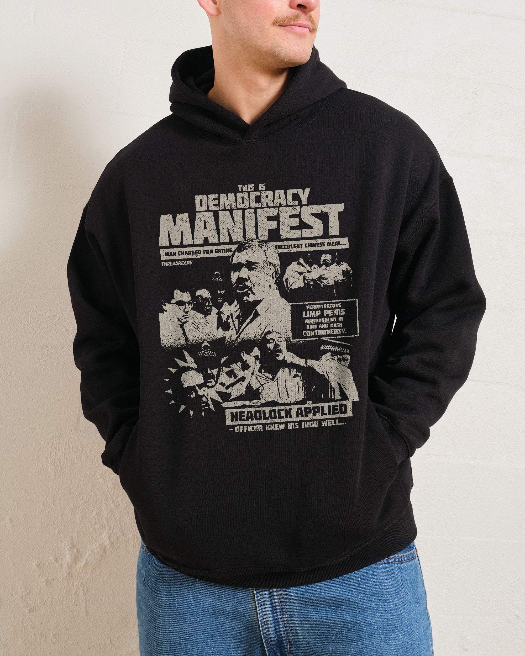 Democracy Manifest: Tabloid Edition Hoodie Australia Online