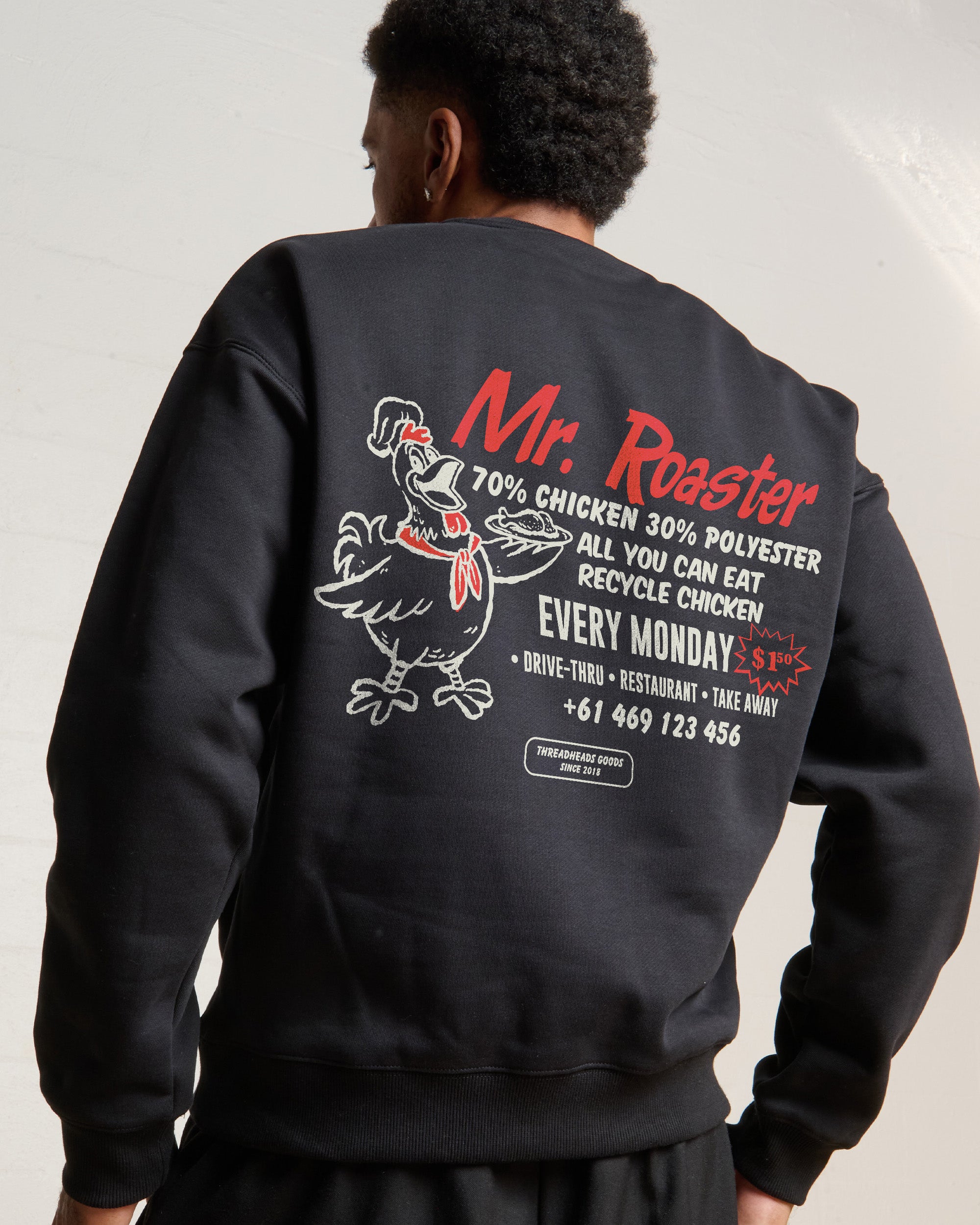 Mr. Roaster Fried Chicken Sweatshirt