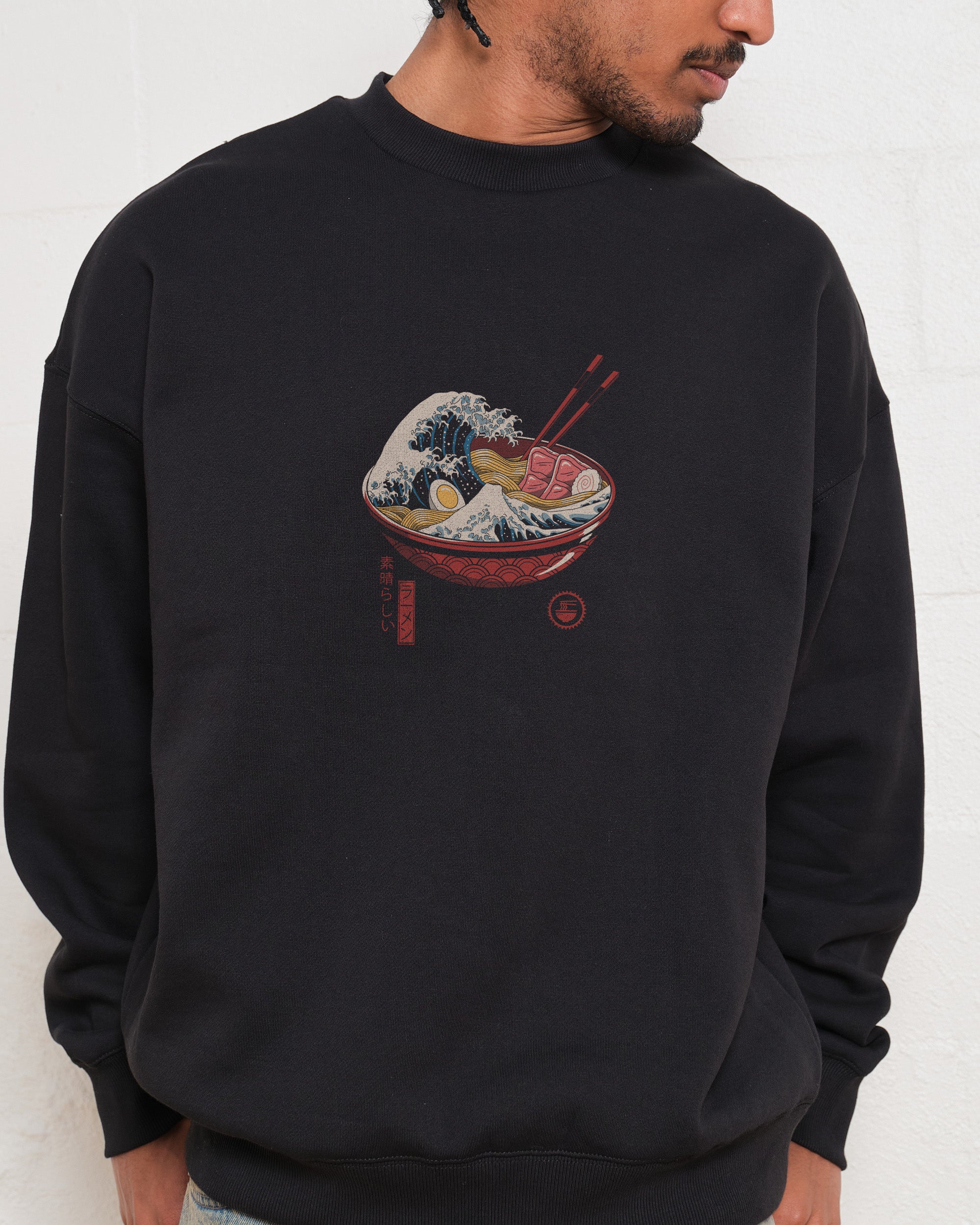 Great Ramen Wave Sweatshirt Australia Online Threadheads