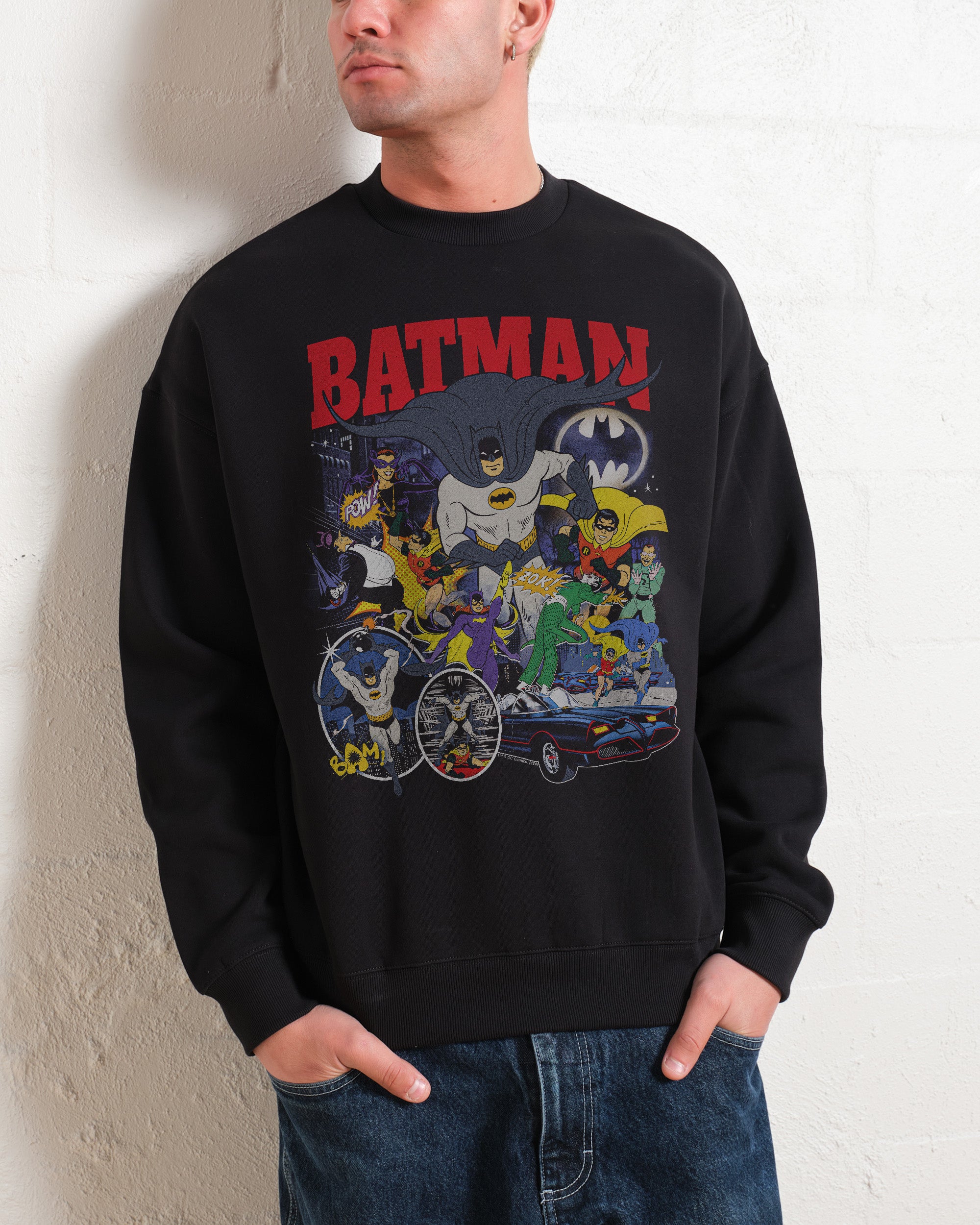 Batman Animated Vintage Sweatshirt Australia Online