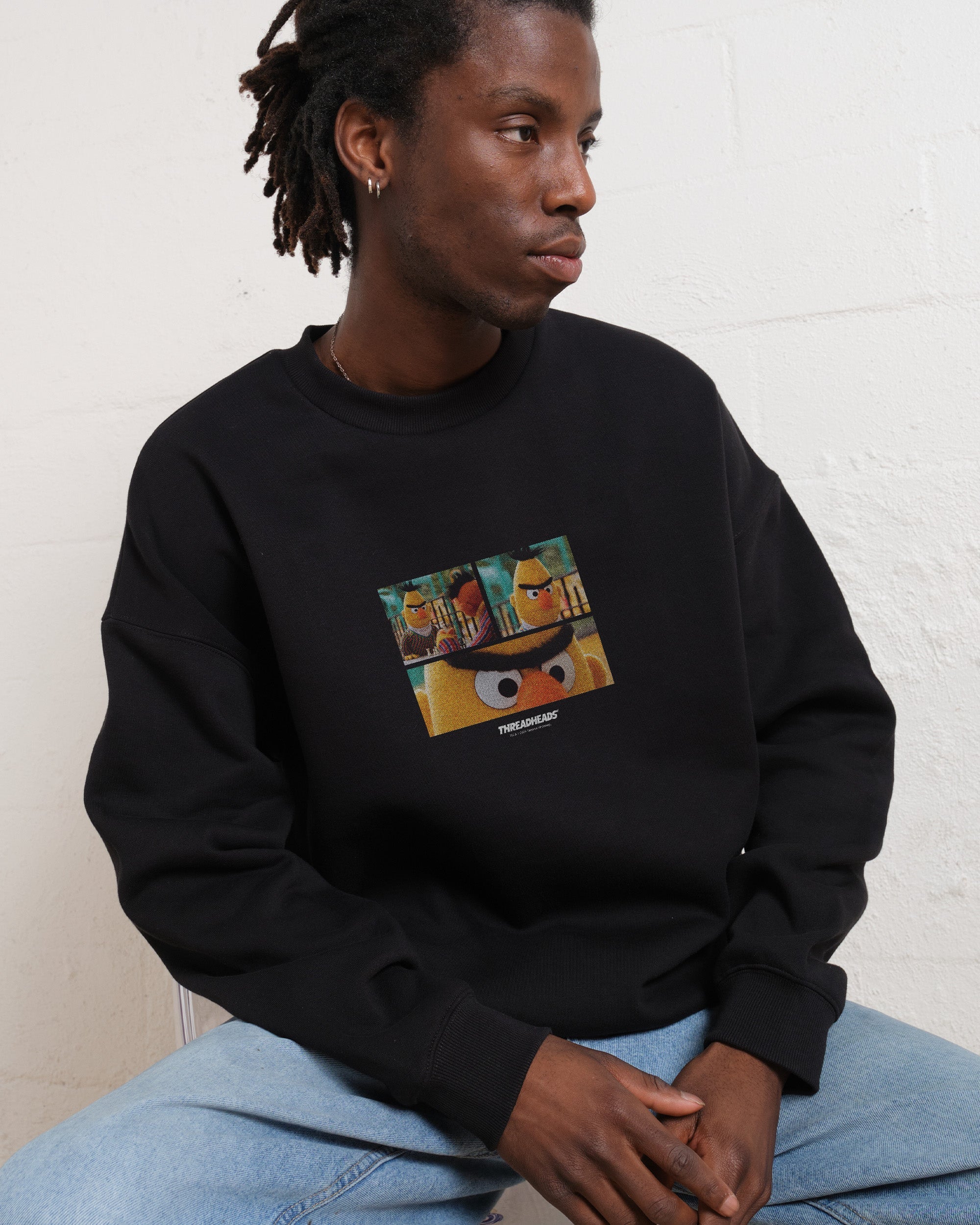 Angry Bert Sweatshirt Australia Online Black