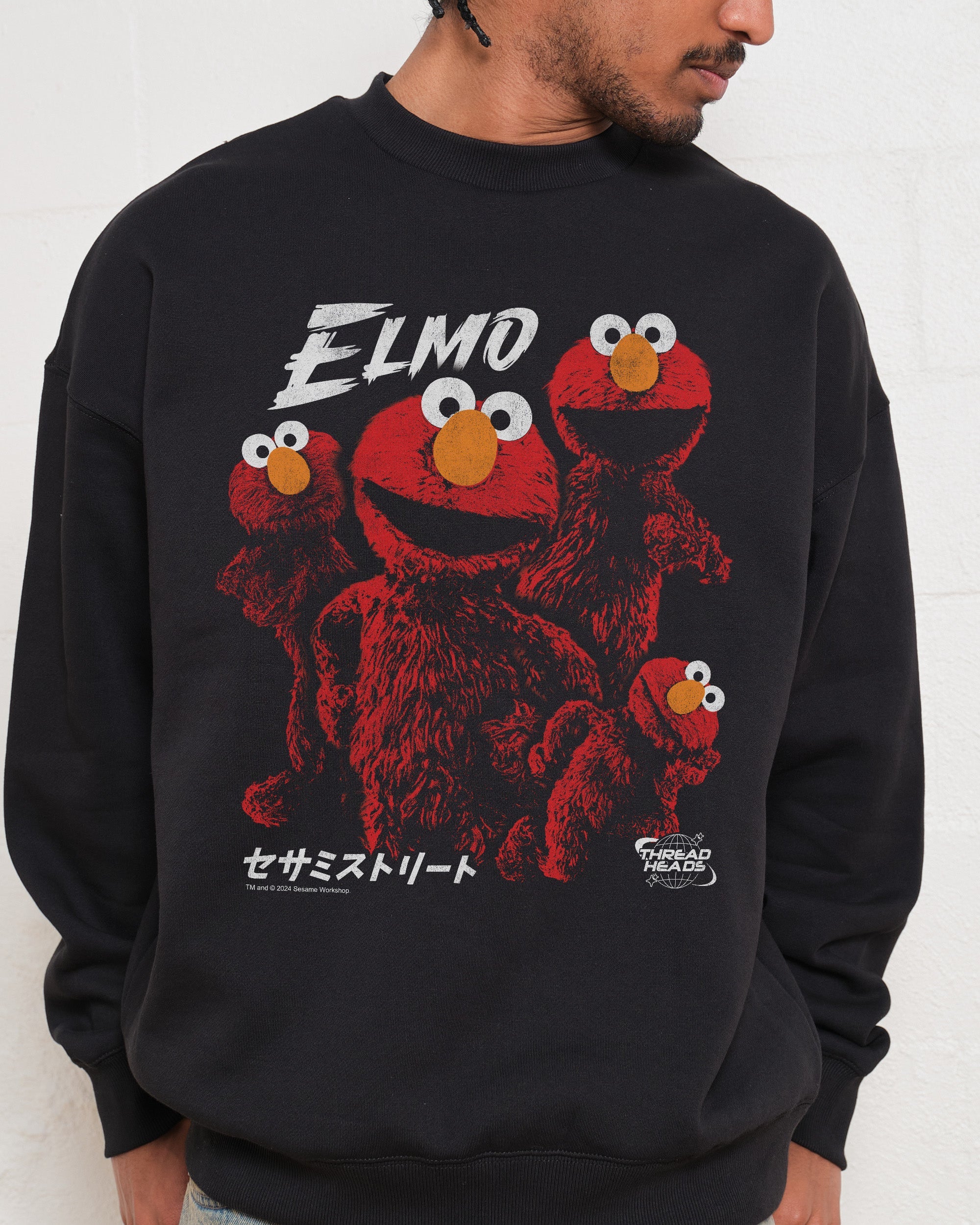 Tokyo Elmo Sweatshirt Australia Online Black