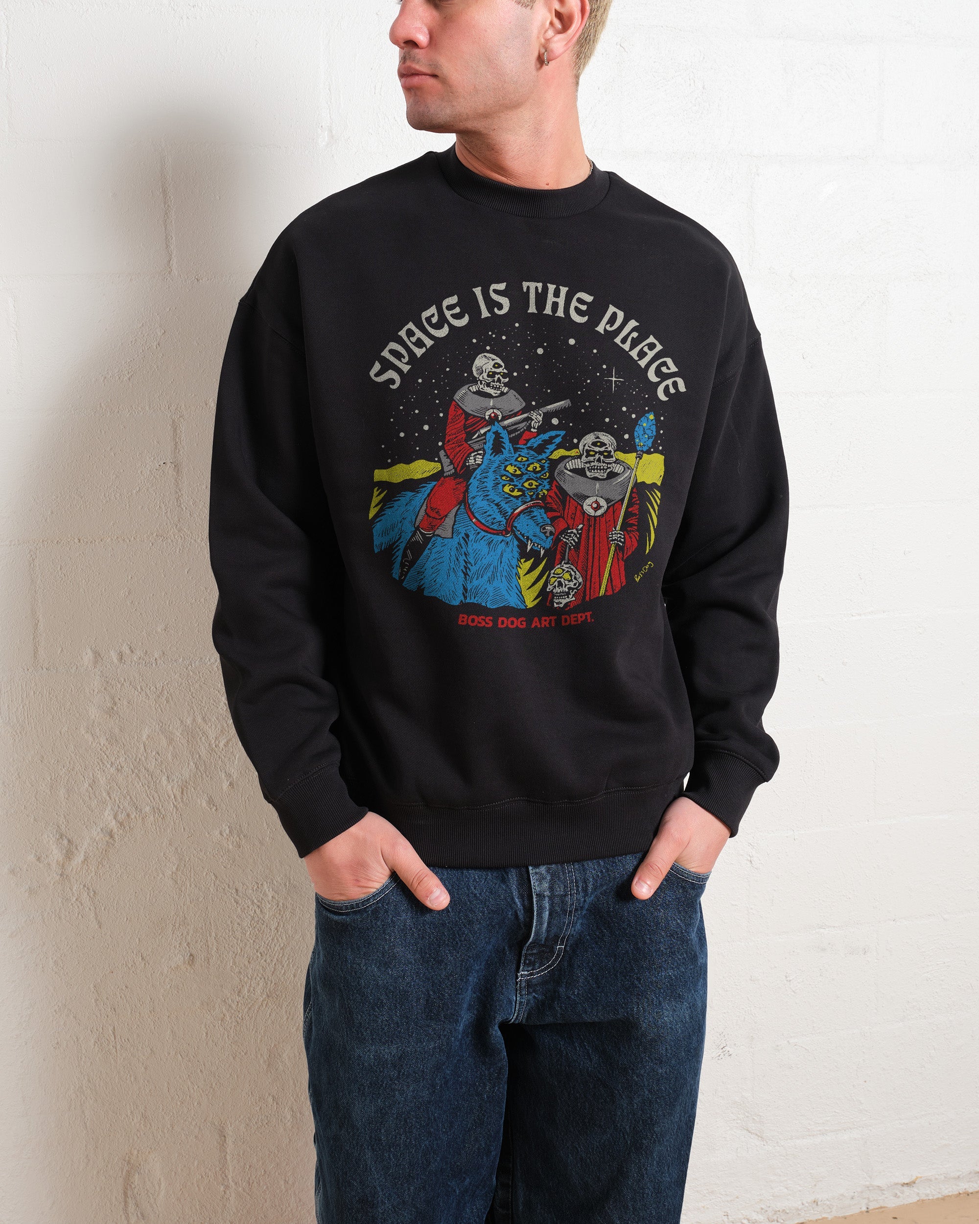 Space Is The Place Sweatshirt Australia Online Black