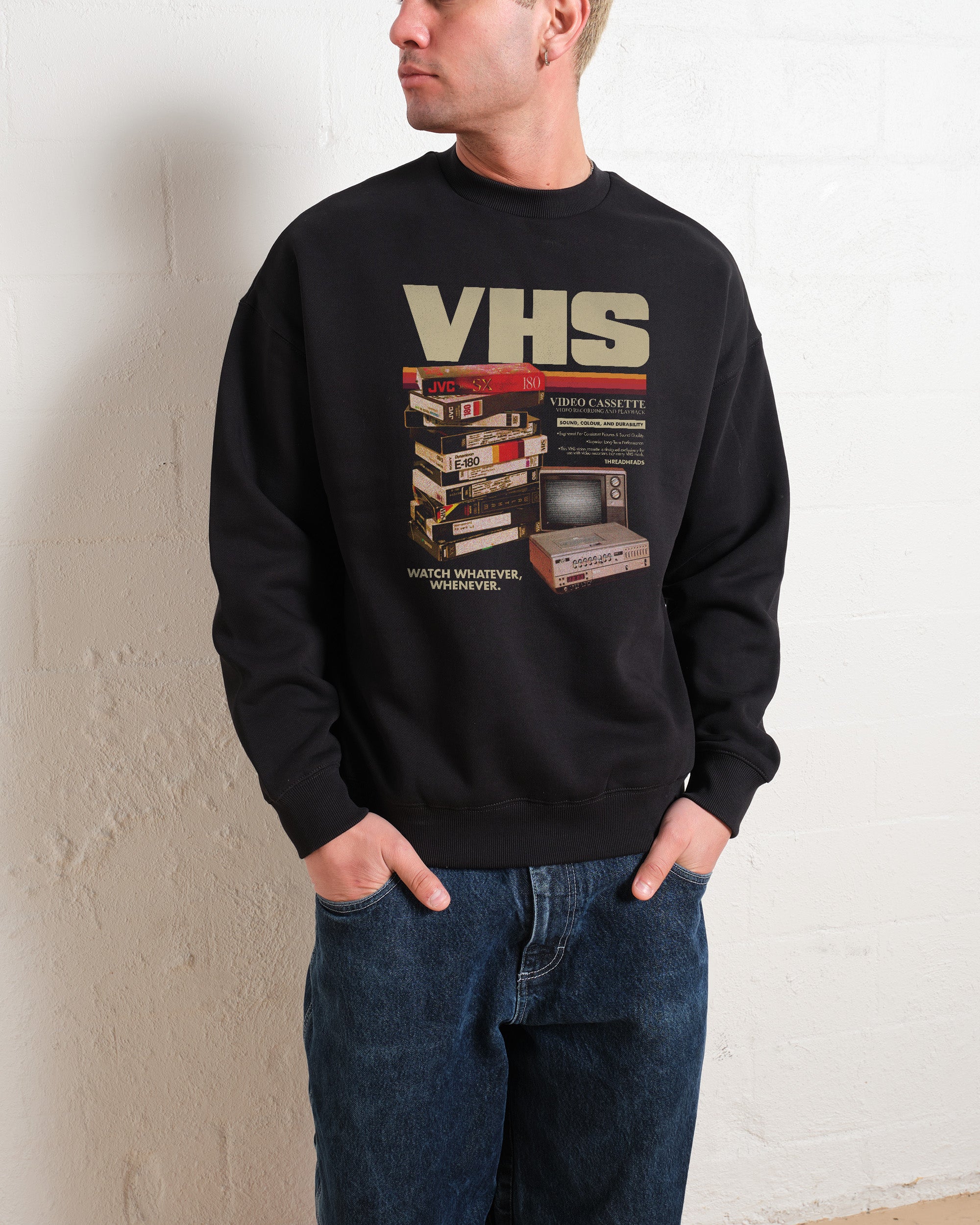 Vintage VHS Tapes Sweatshirt Australia Online