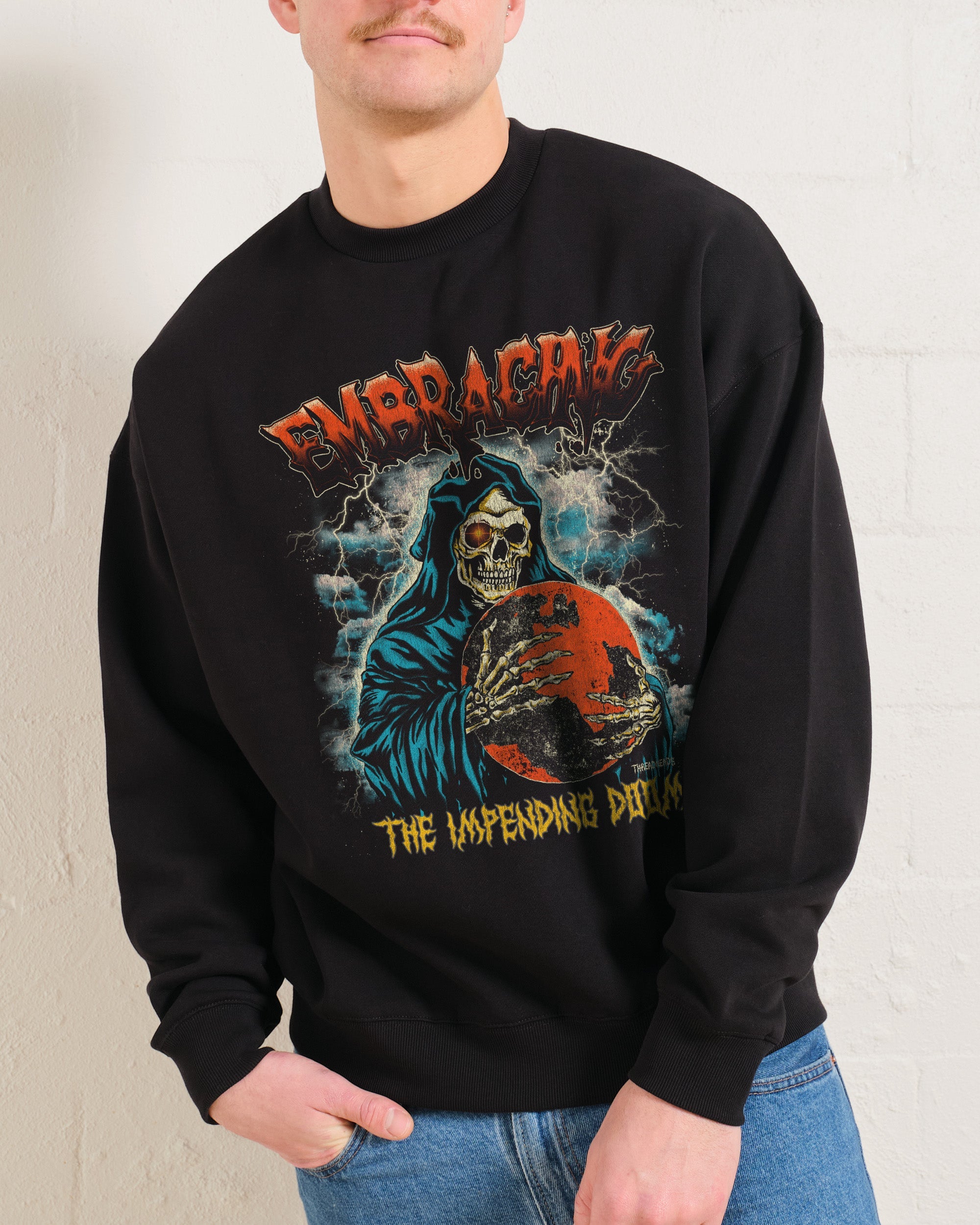 Embracing The Impending Doom Sweatshirt Australia Online Black