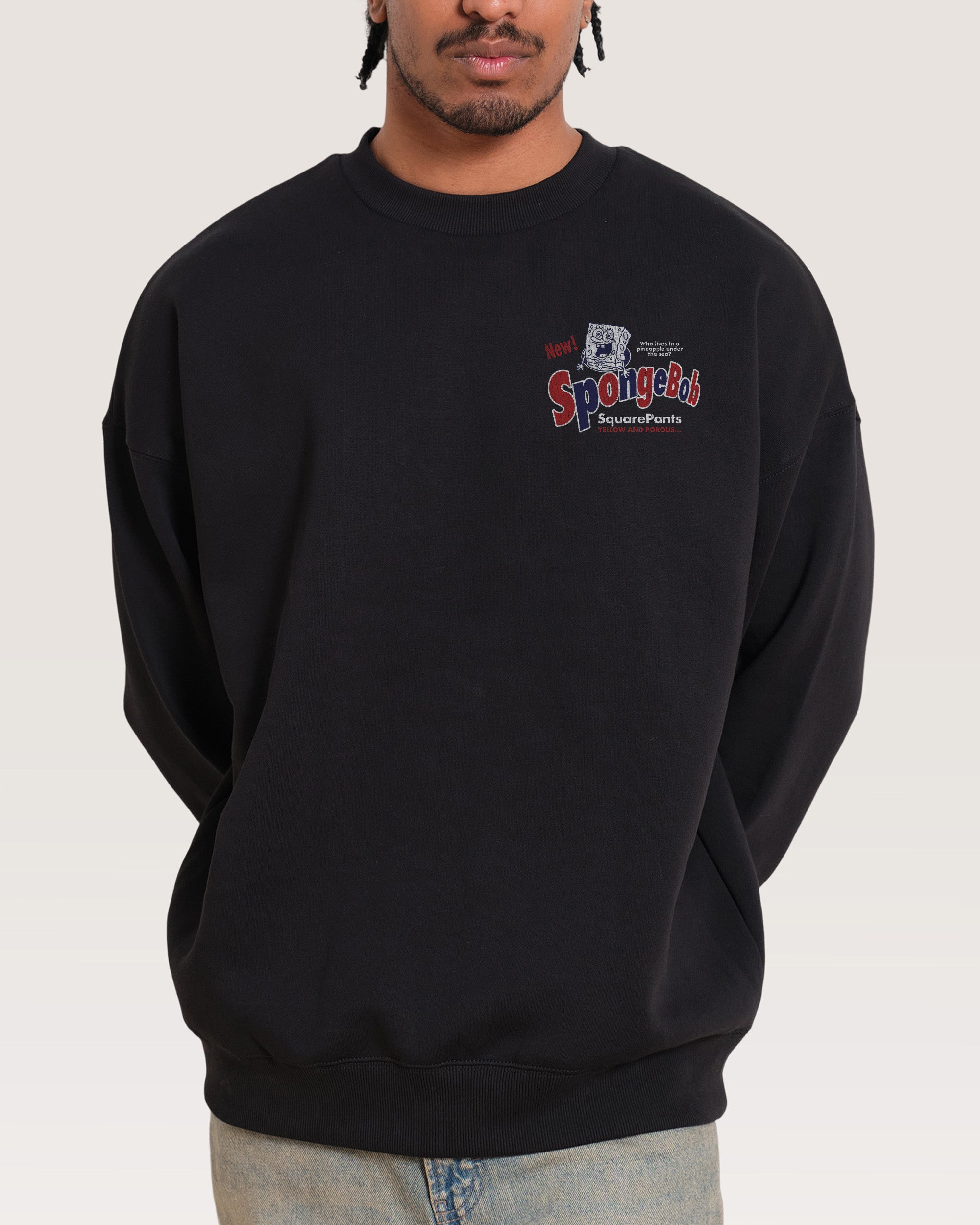Spongebob Bob Black Sweatshirt