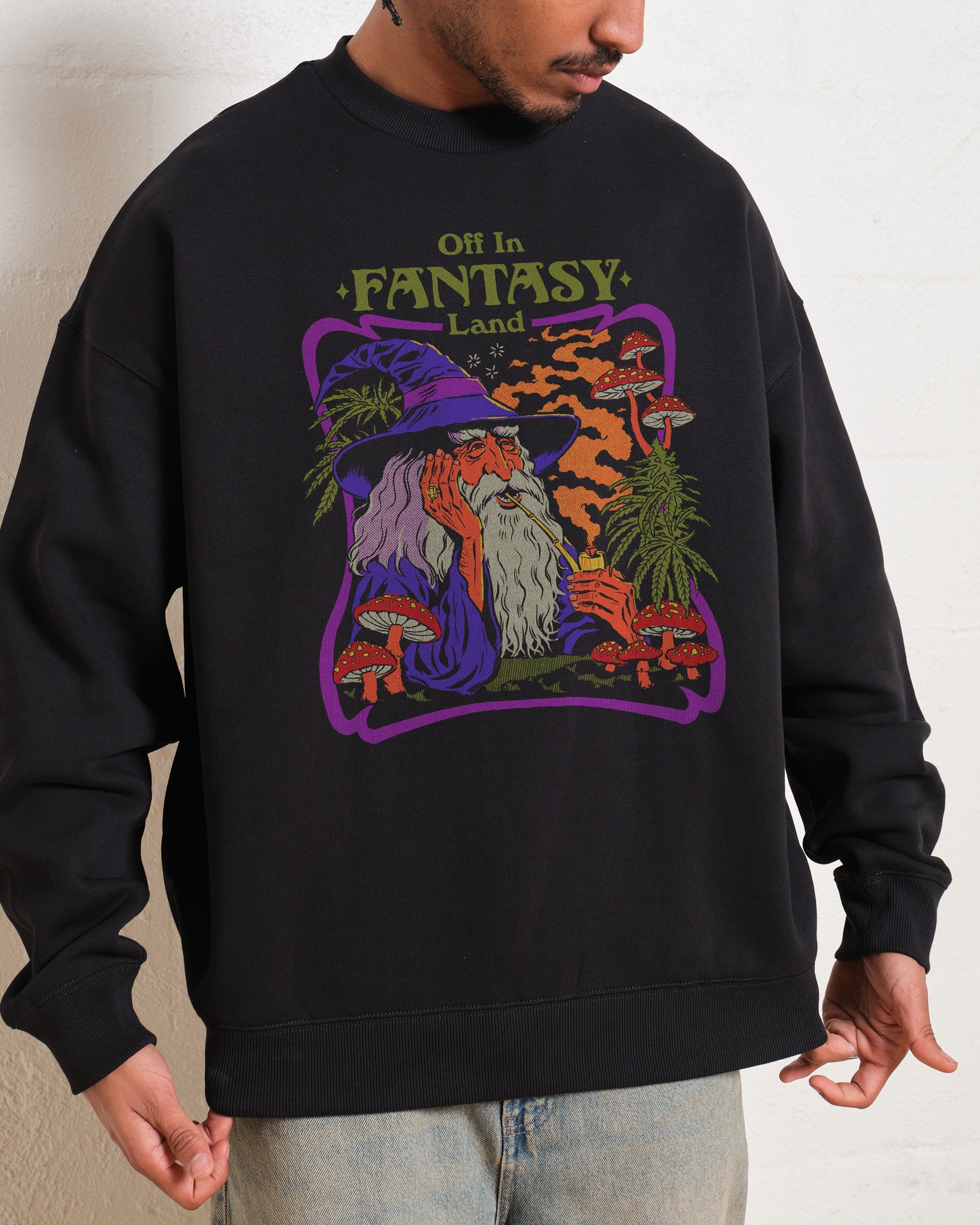 Fantasy Land Sweatshirt Australia Online Black