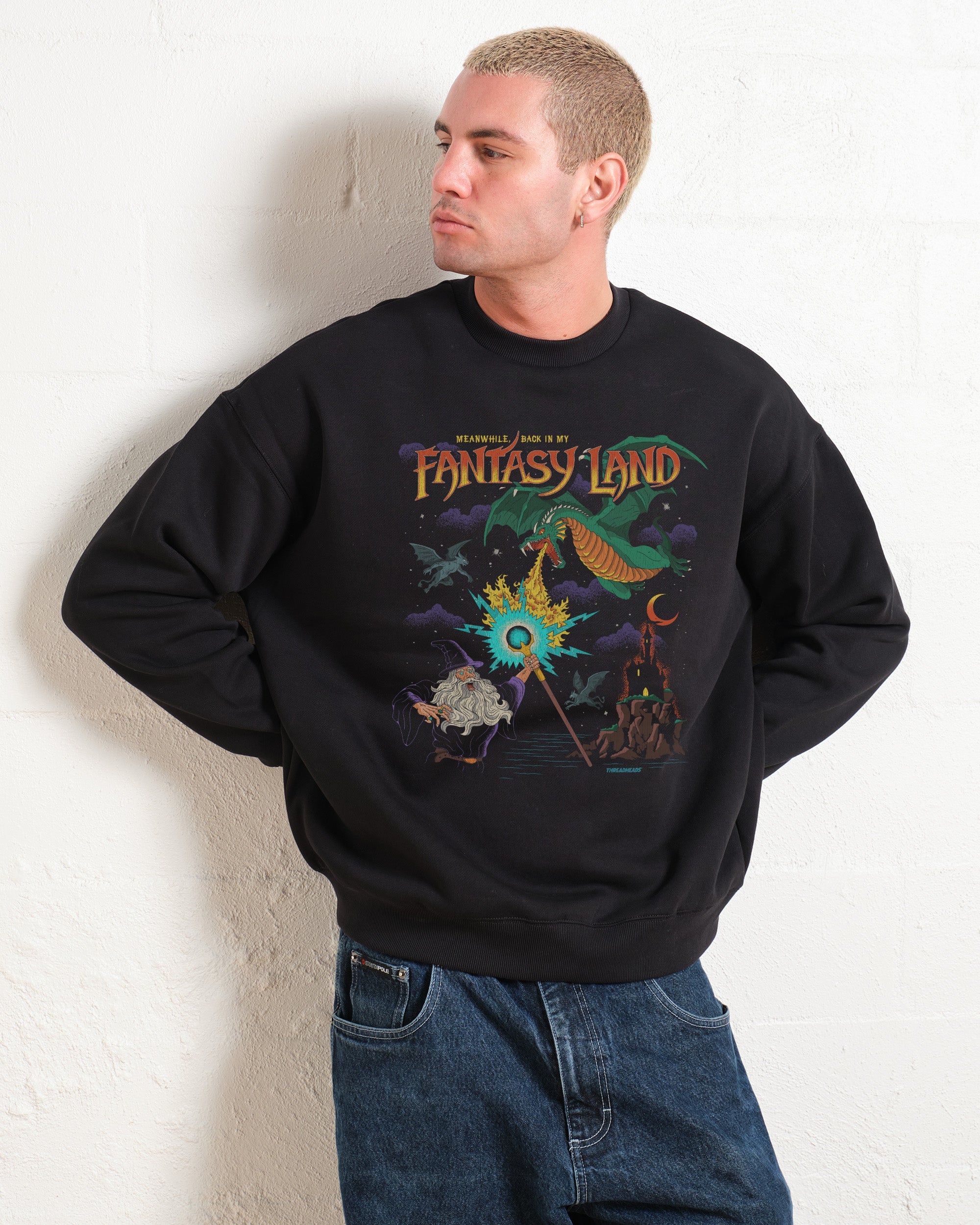 In My Fantasy Land Sweatshirt Australia Online Black