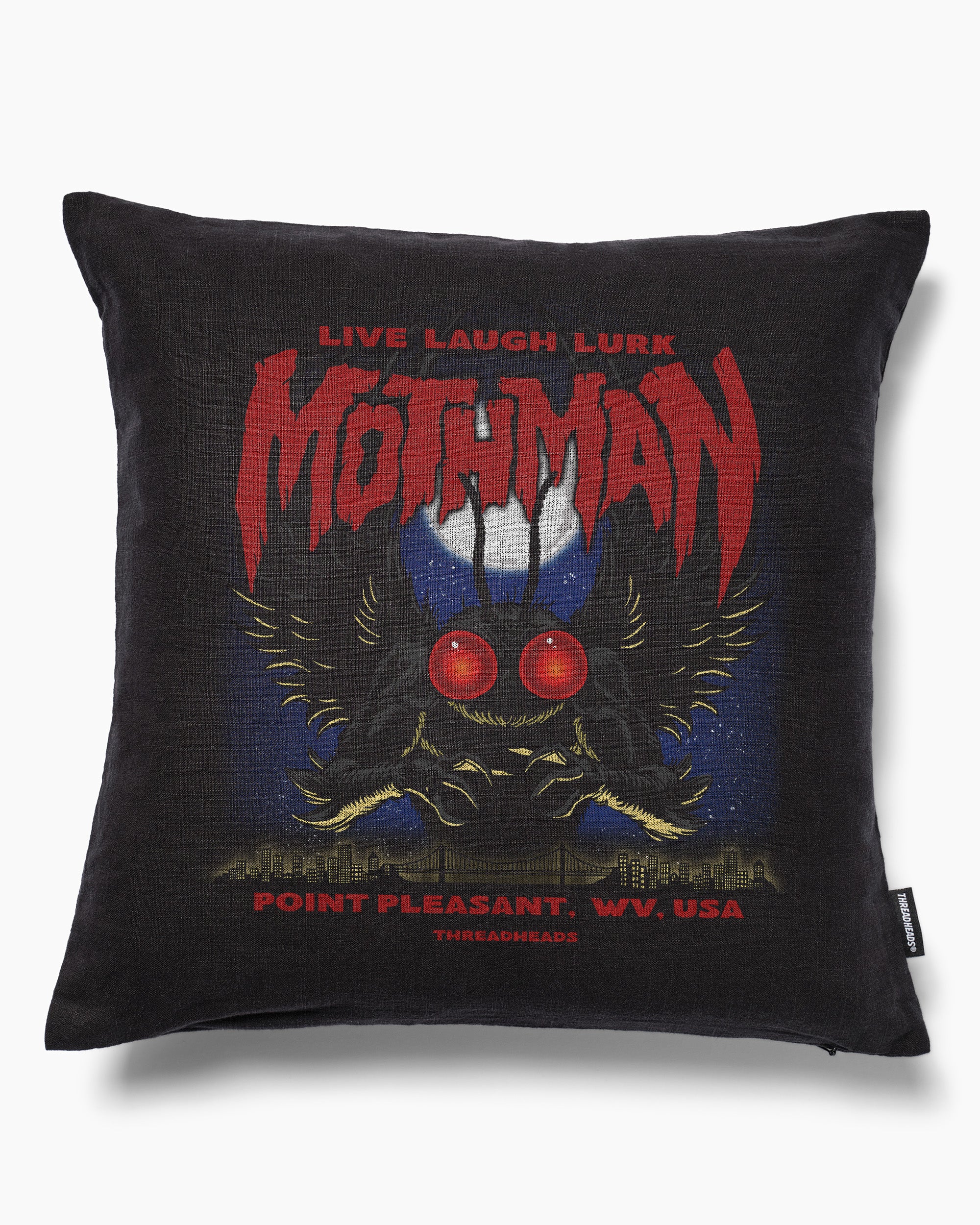 Mothman - Live Laugh Lurk Cushion Australia Online