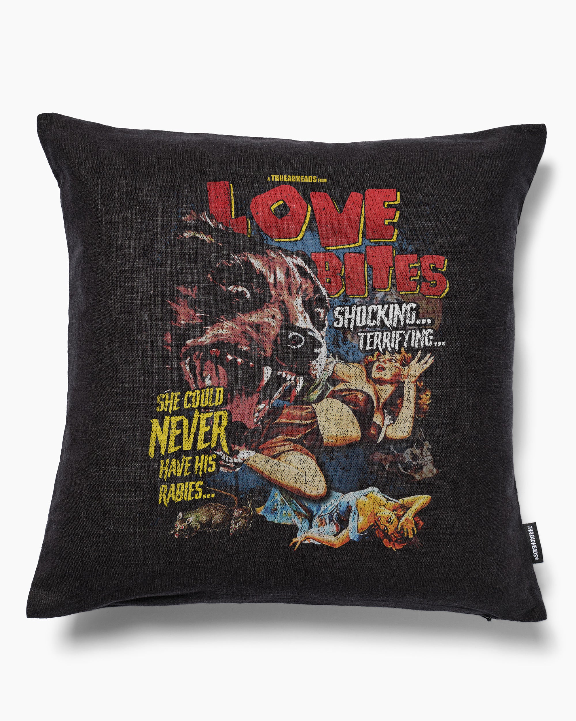 Love Bites Cushion Australia Online Black