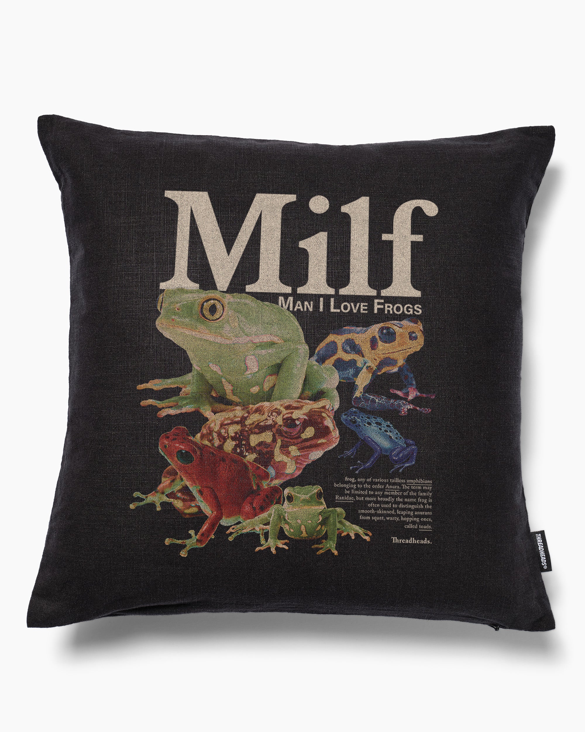 Man I Love Frogs Cushion Australia Online